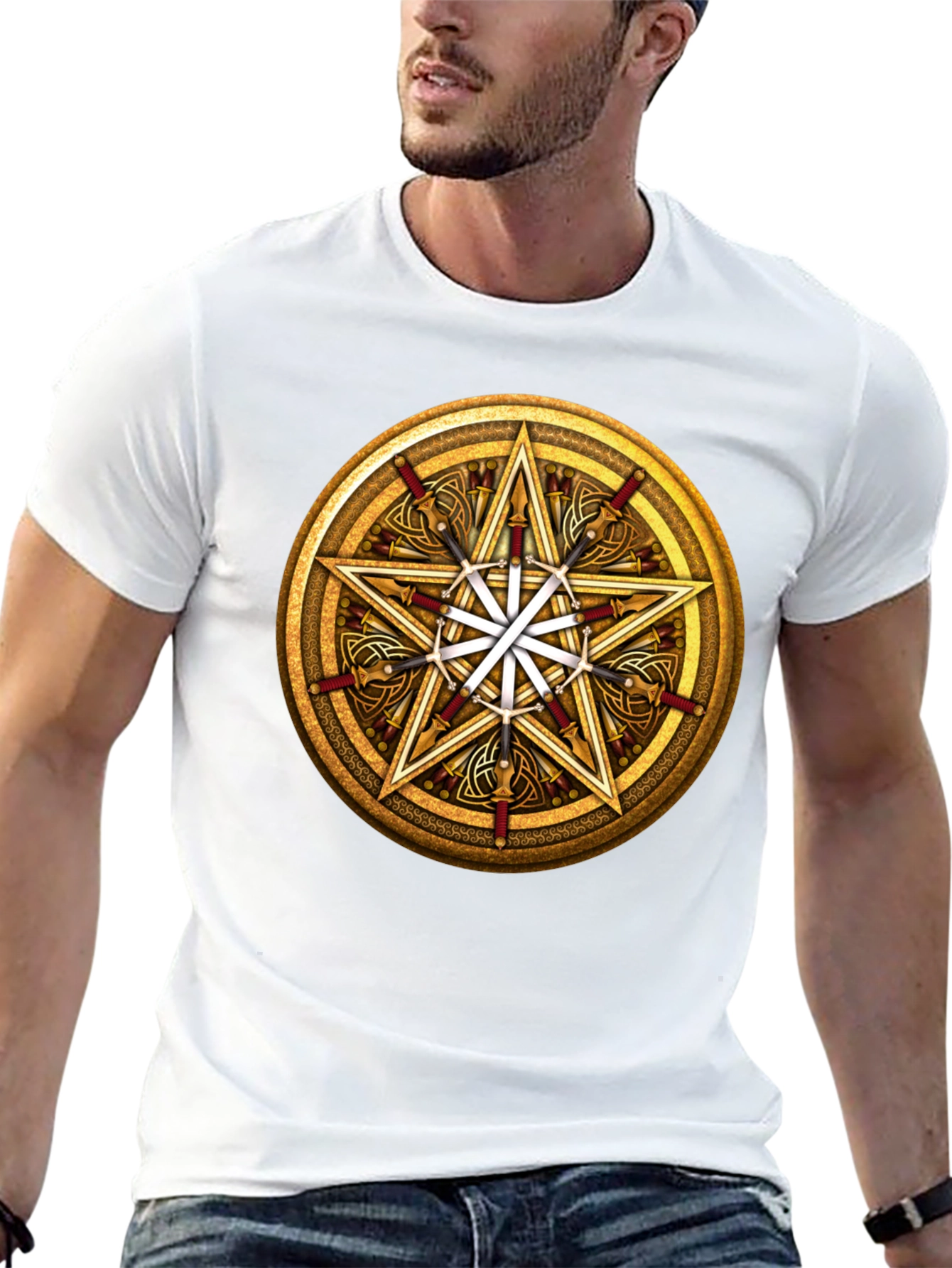Pentacle Sword Graphic Tee