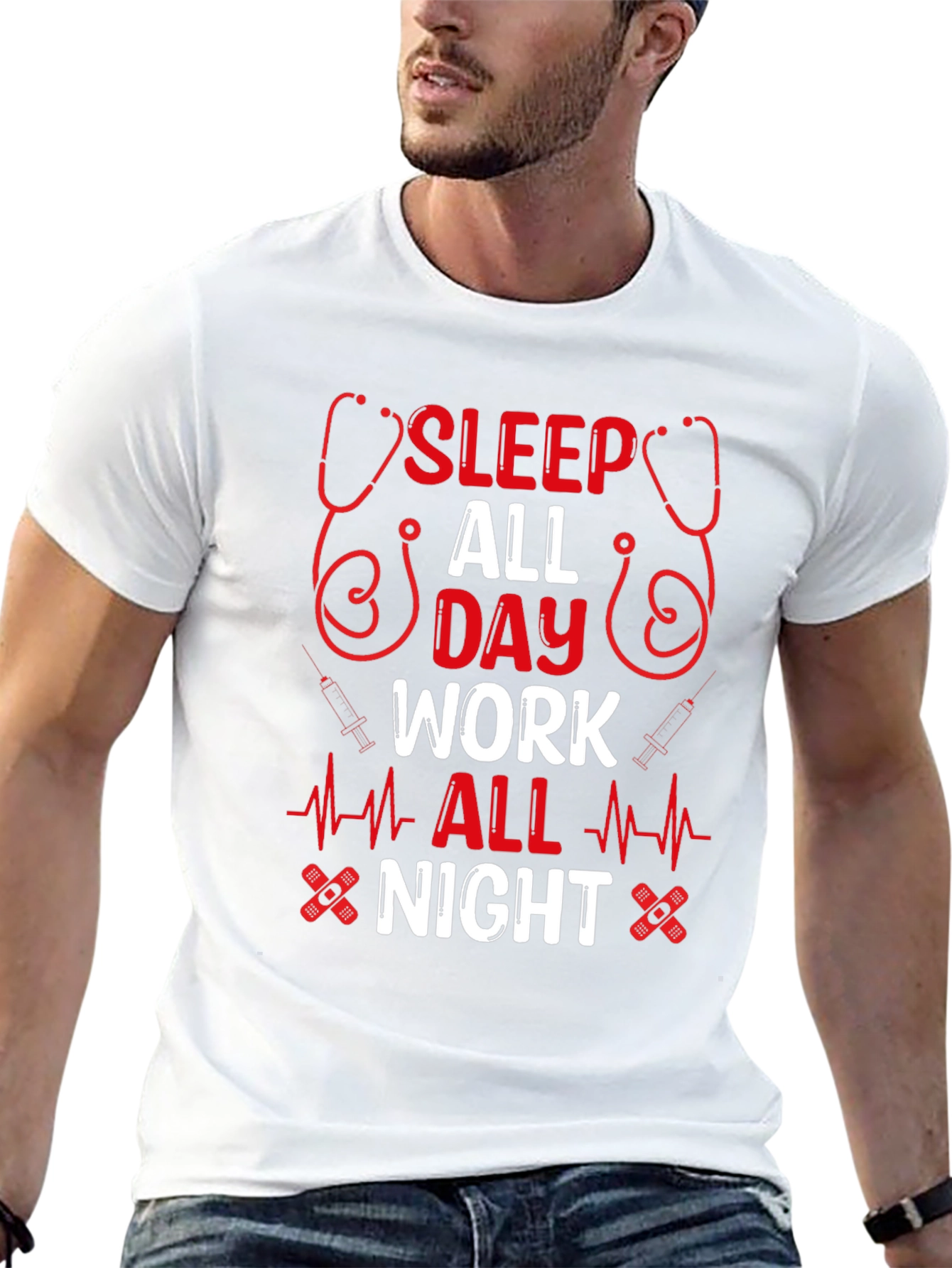Sleep All Day Work All Night T-Shirt