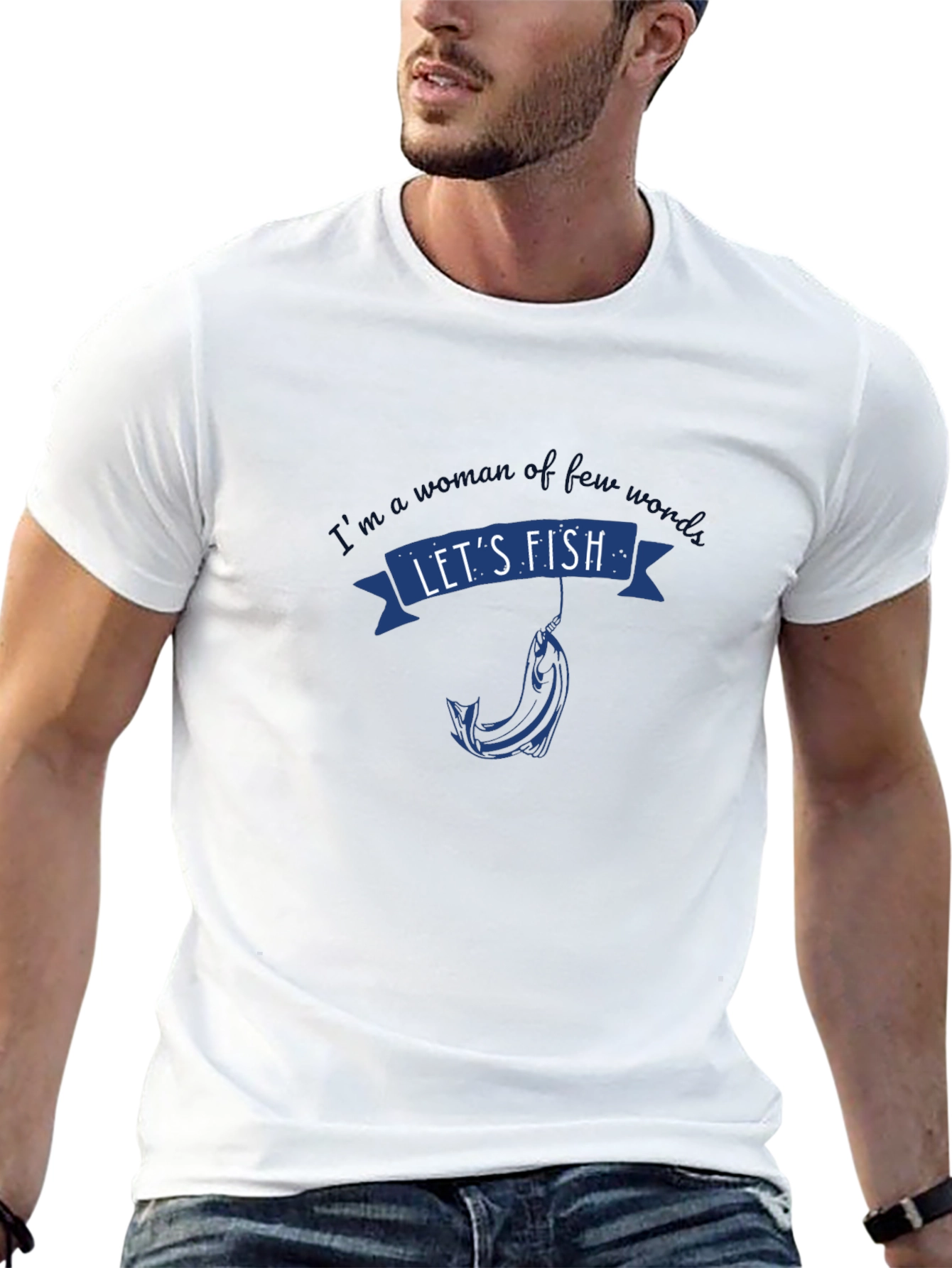 Lets Fish Mens T-Shirt - Fisherman Gift