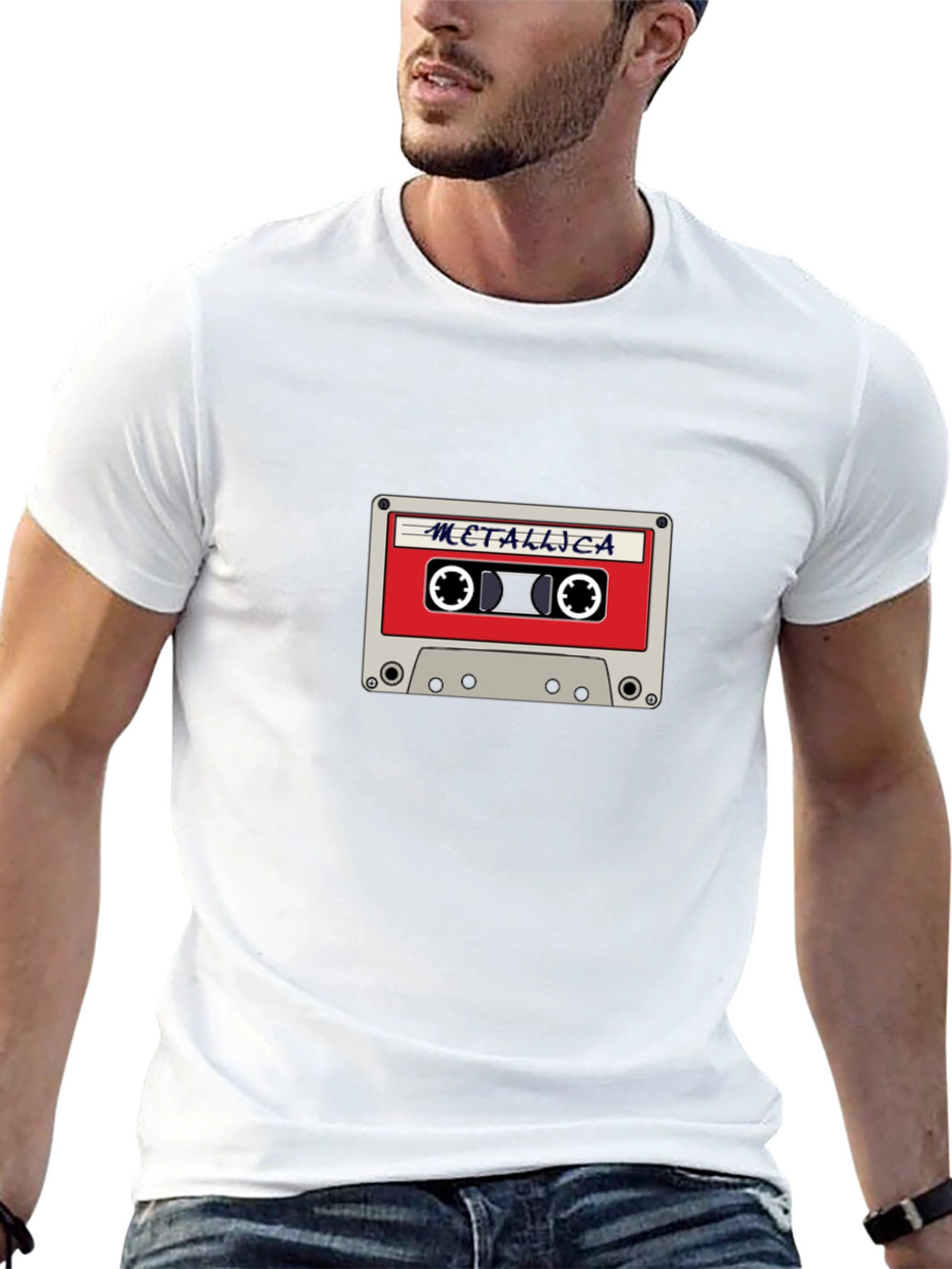 Metallica Cassette Tape Graphic T-Shirt