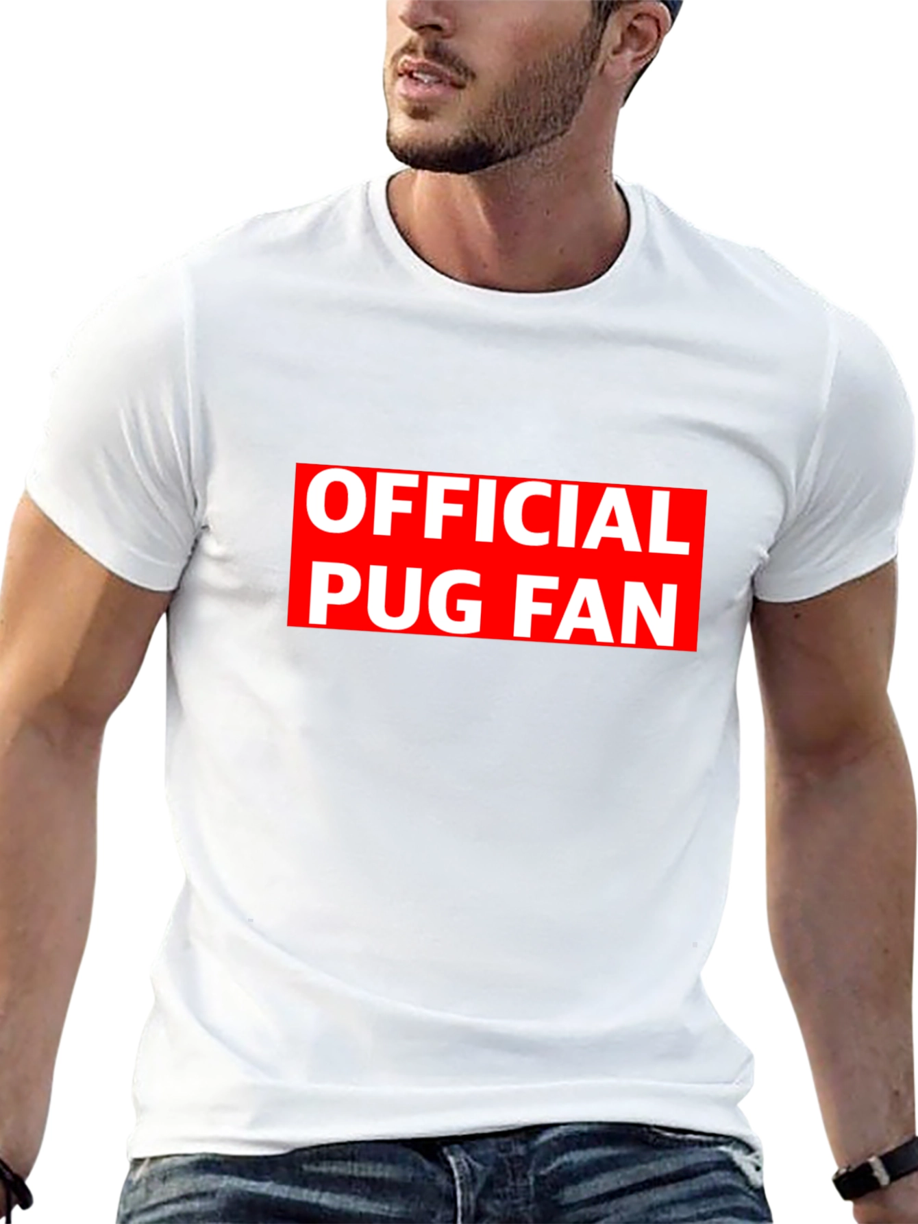 Official Pug Fan Black T-Shirt