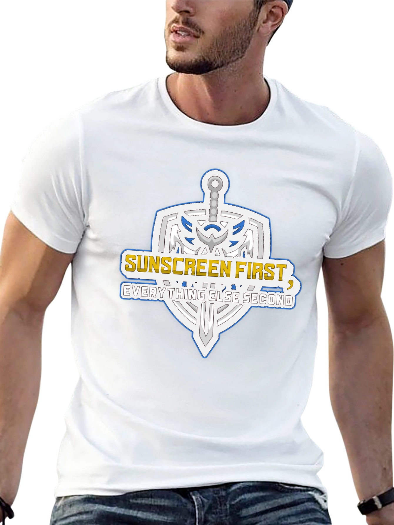 Sunscreen First Graphic T-Shirt