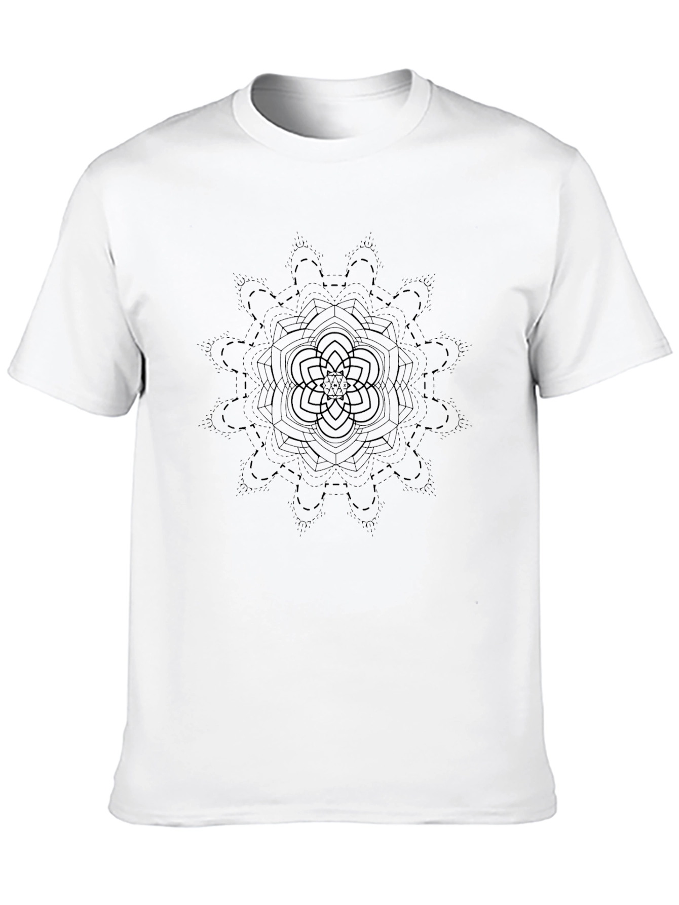 Mandala Graphic Black T-Shirt