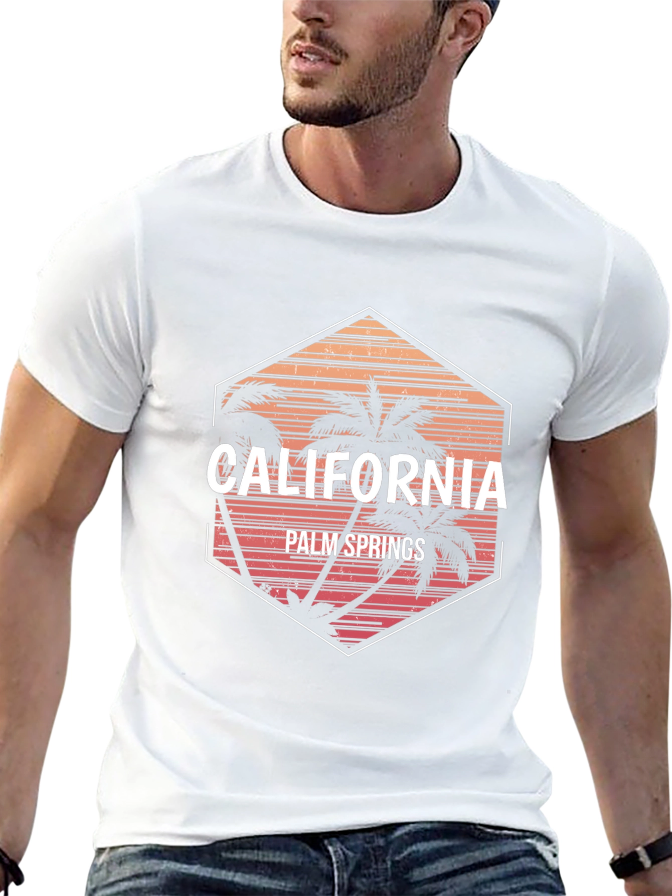 California Palm Springs Graphic Tee