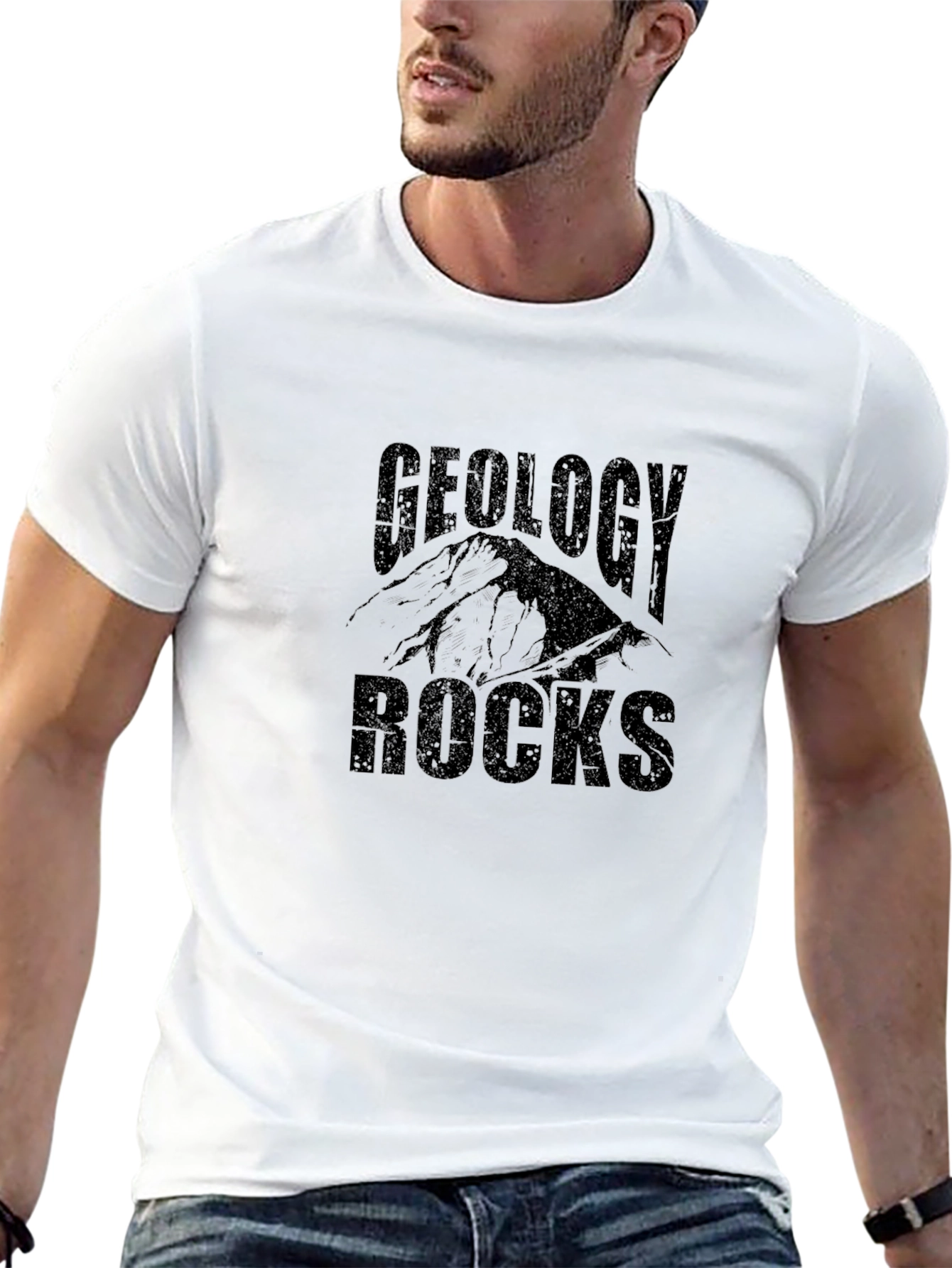 Geology Rocks Graphic T-Shirt - Black
