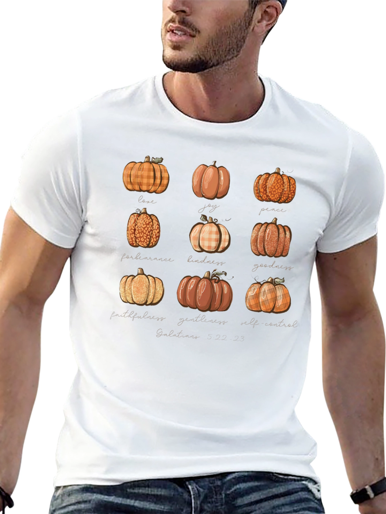 Fall Pumpkins Graphic Tee - Autumn Vibes