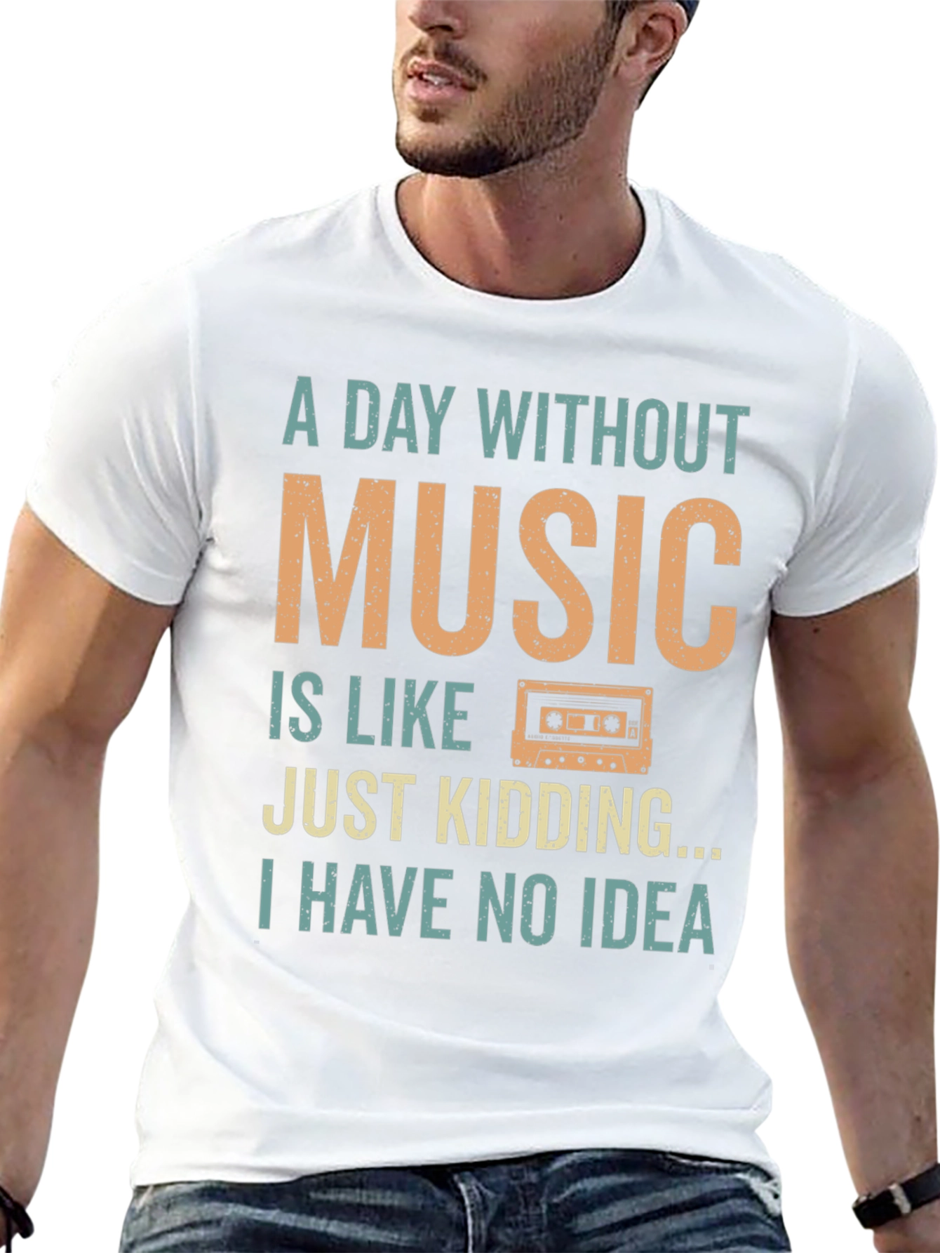 Music Lover T-Shirt - A Day Without Music