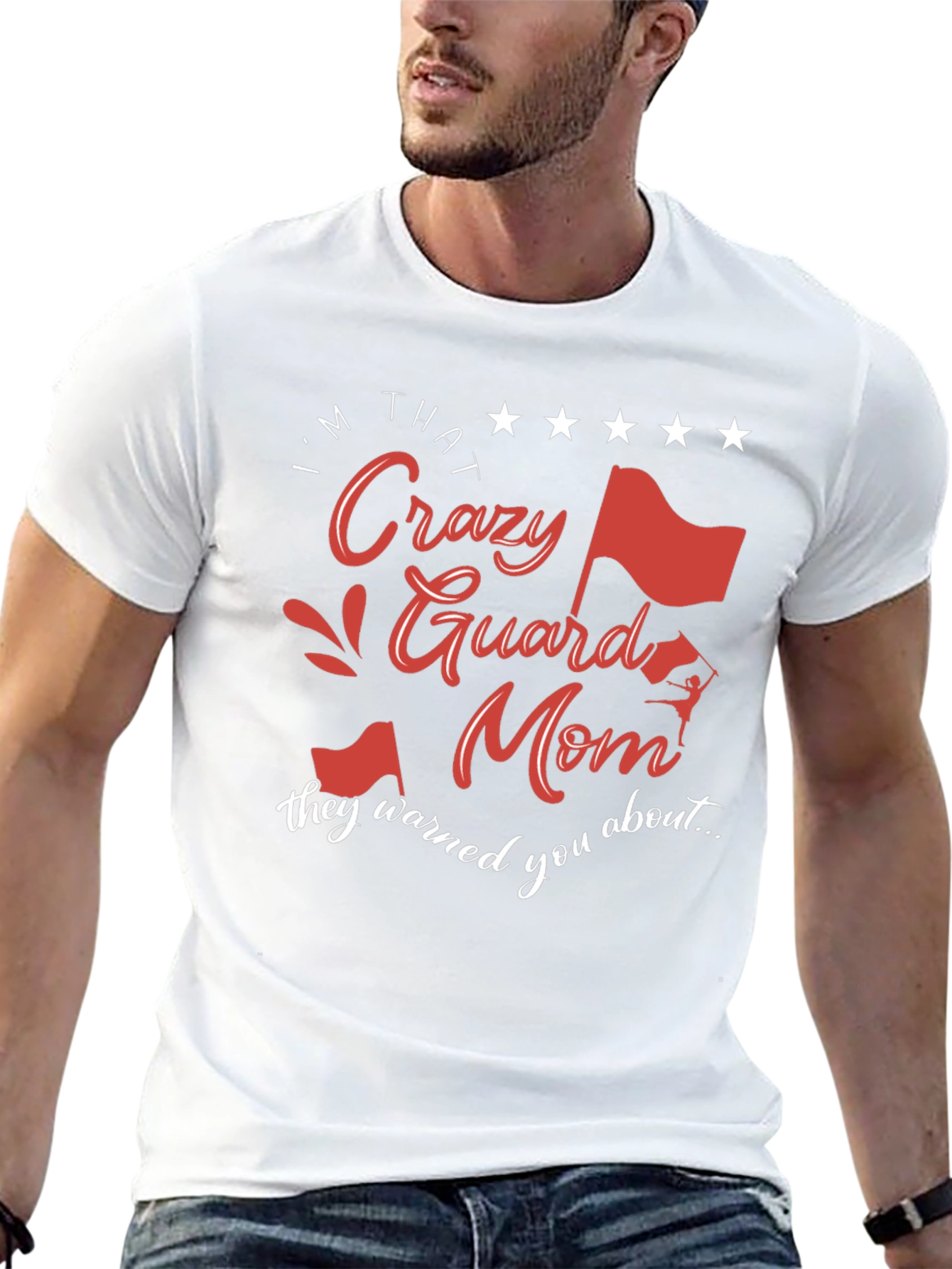 Crazy Guard Mom Graphic Tee
