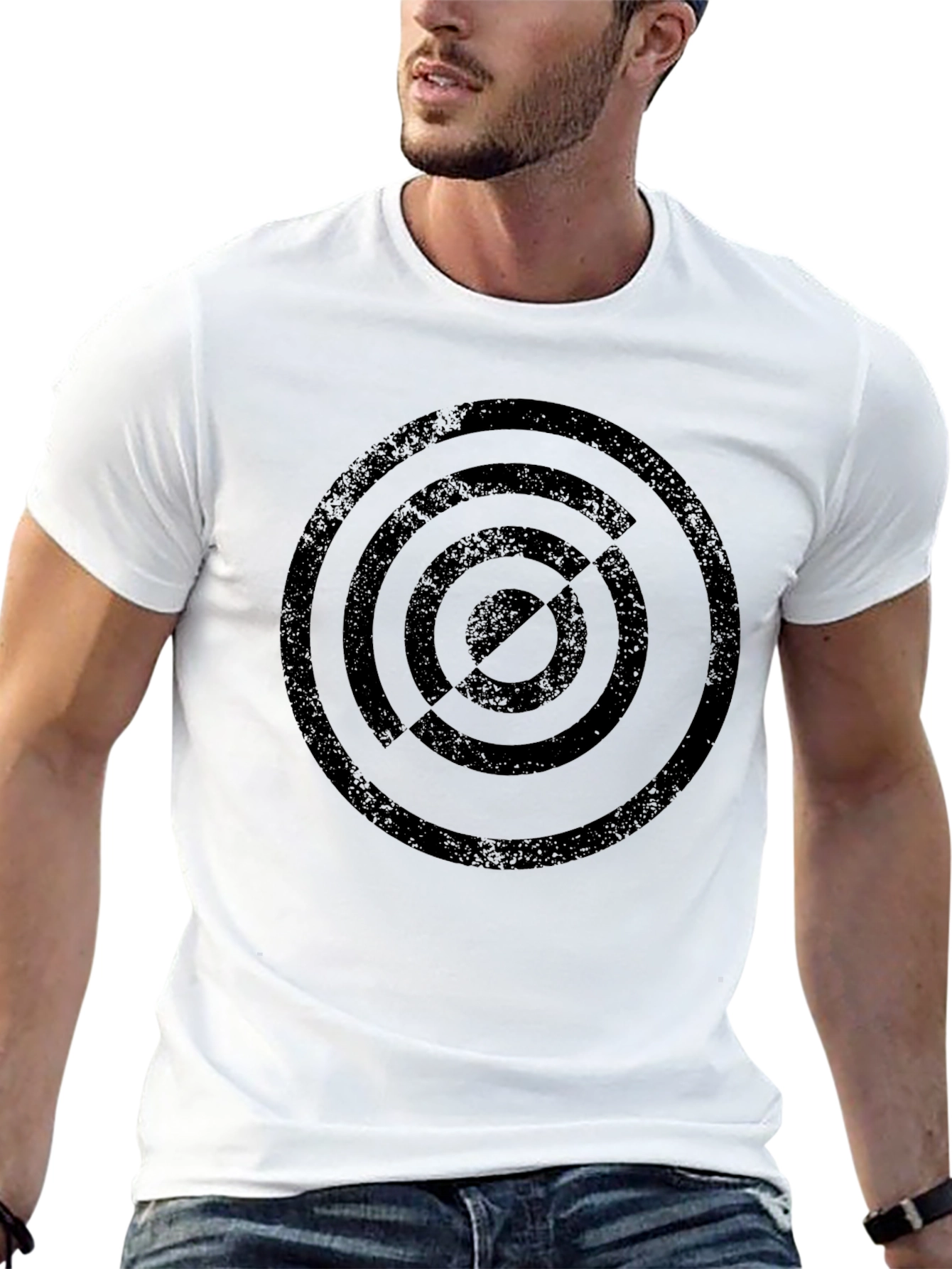 Target Graphic Print Black Tee