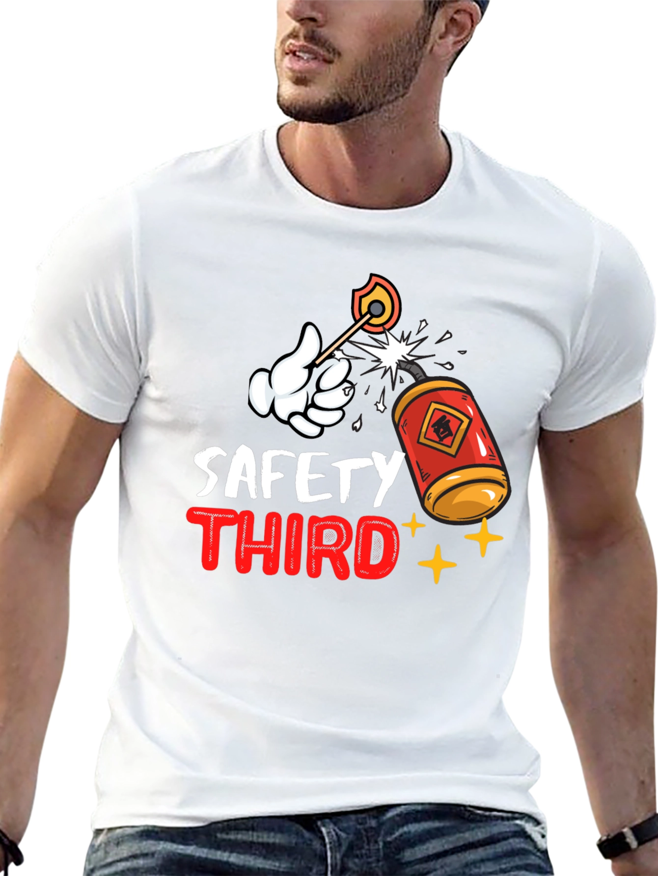 Safety Third Graphic T-Shirt