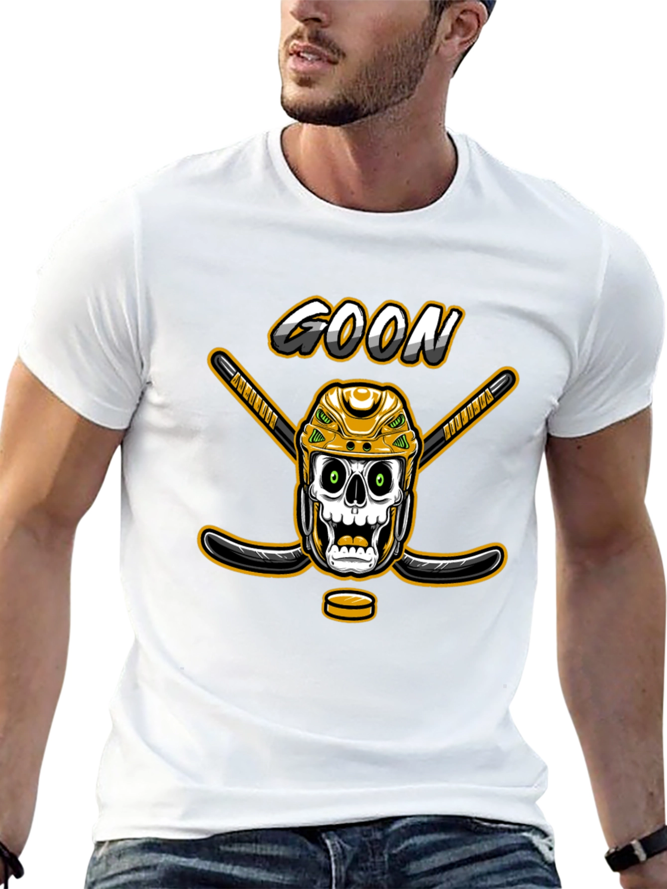 Goon Hockey Skull T-Shirt