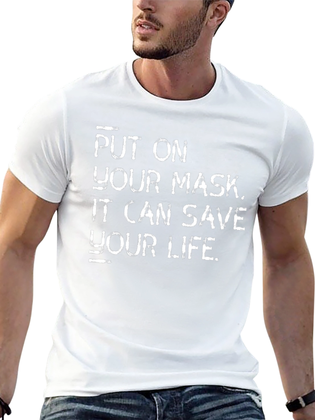 Mask Saves Lives Graphic Tee
