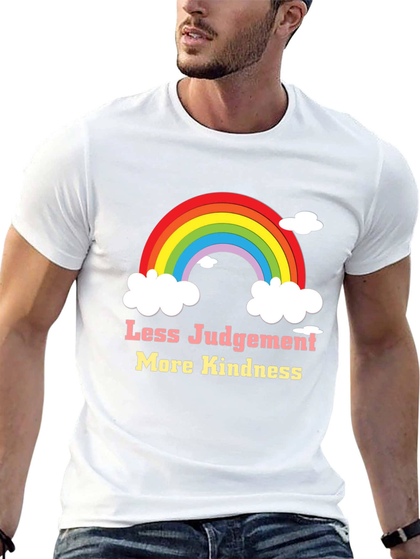 Kindness Rainbow Graphic Tee