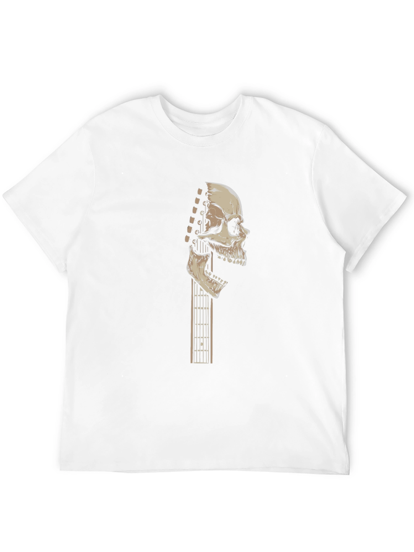 Skull Guitar Graphic Tee - Rocker Style