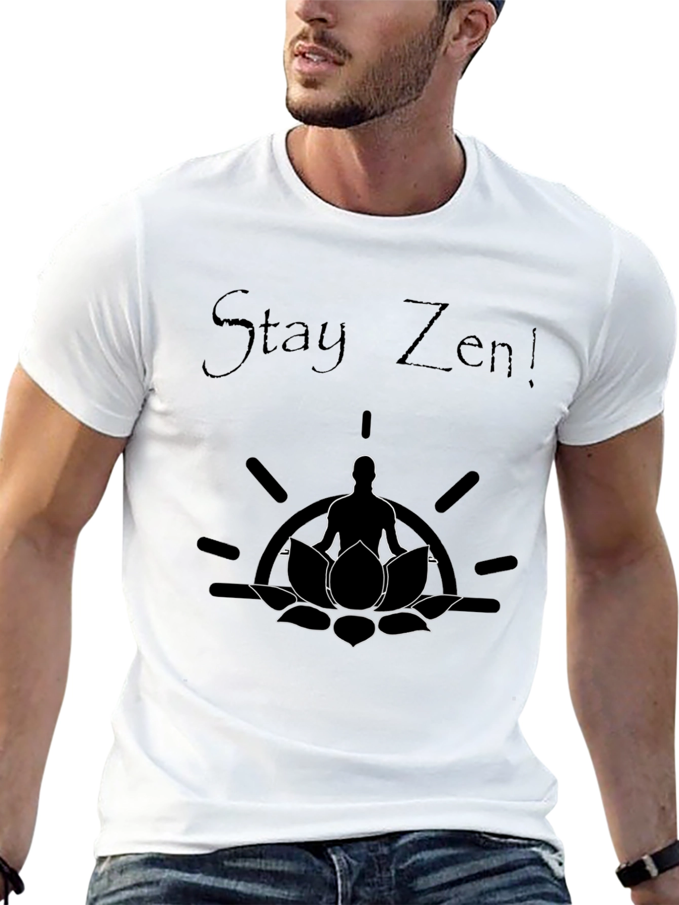 Stay Zen Black T-Shirt