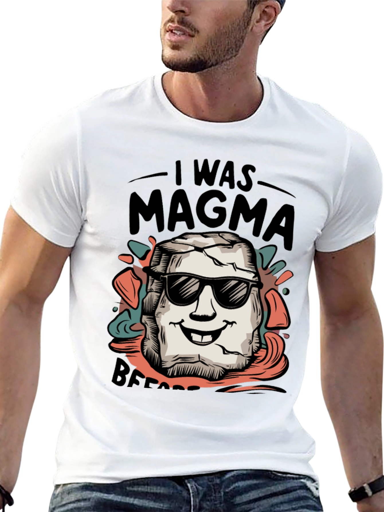 I Was Magma Before Black T-Shirt