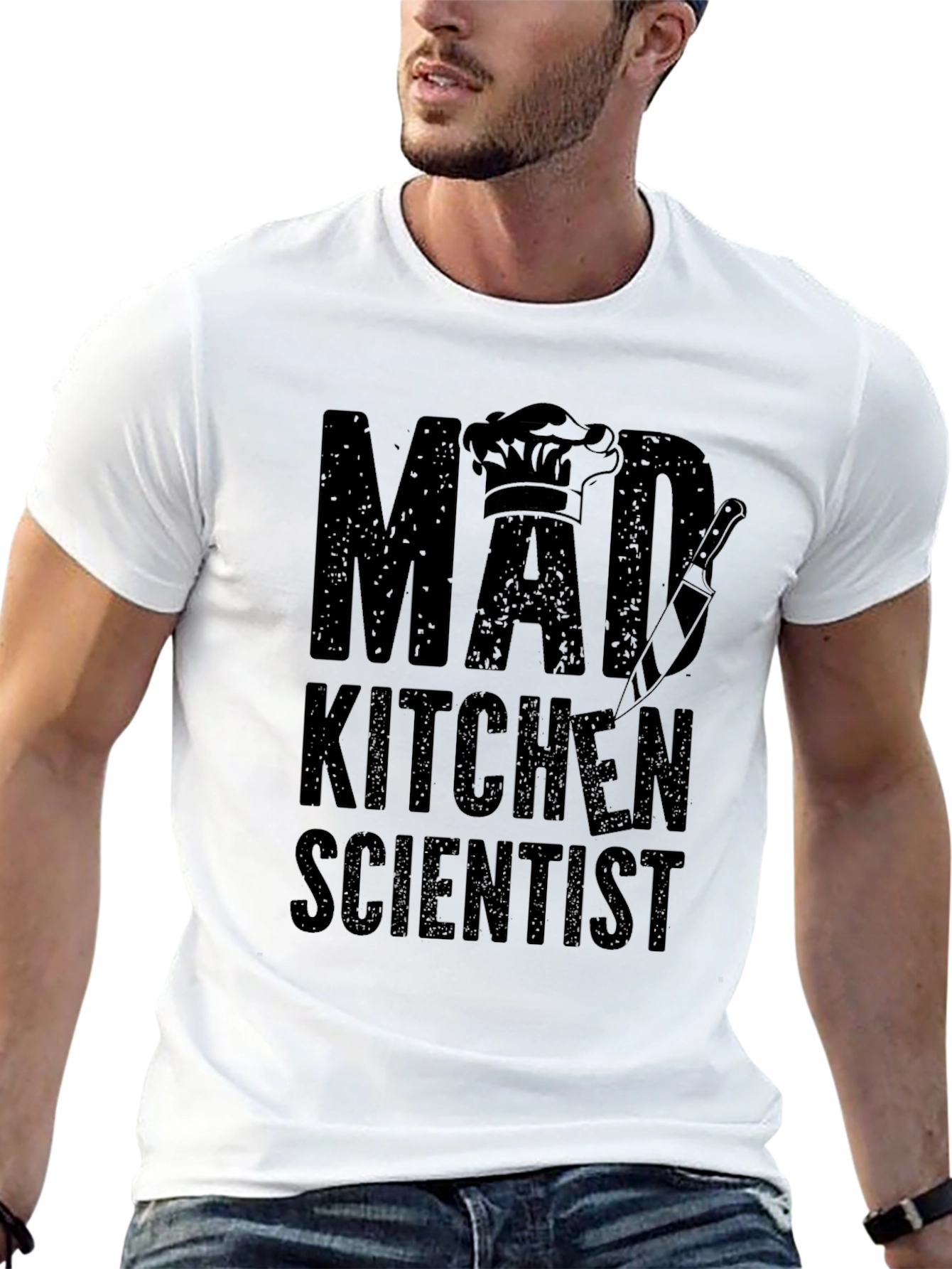 Mad Kitchen Scientist T-Shirt - Chef Culinary Cooking Tee