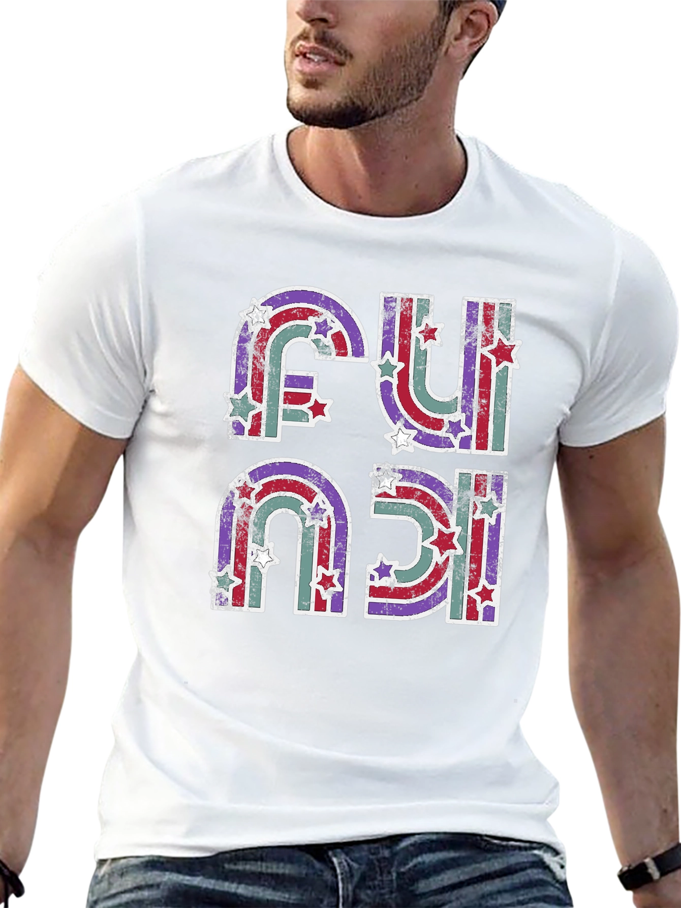 Retro Fun USA Graphic T-Shirt