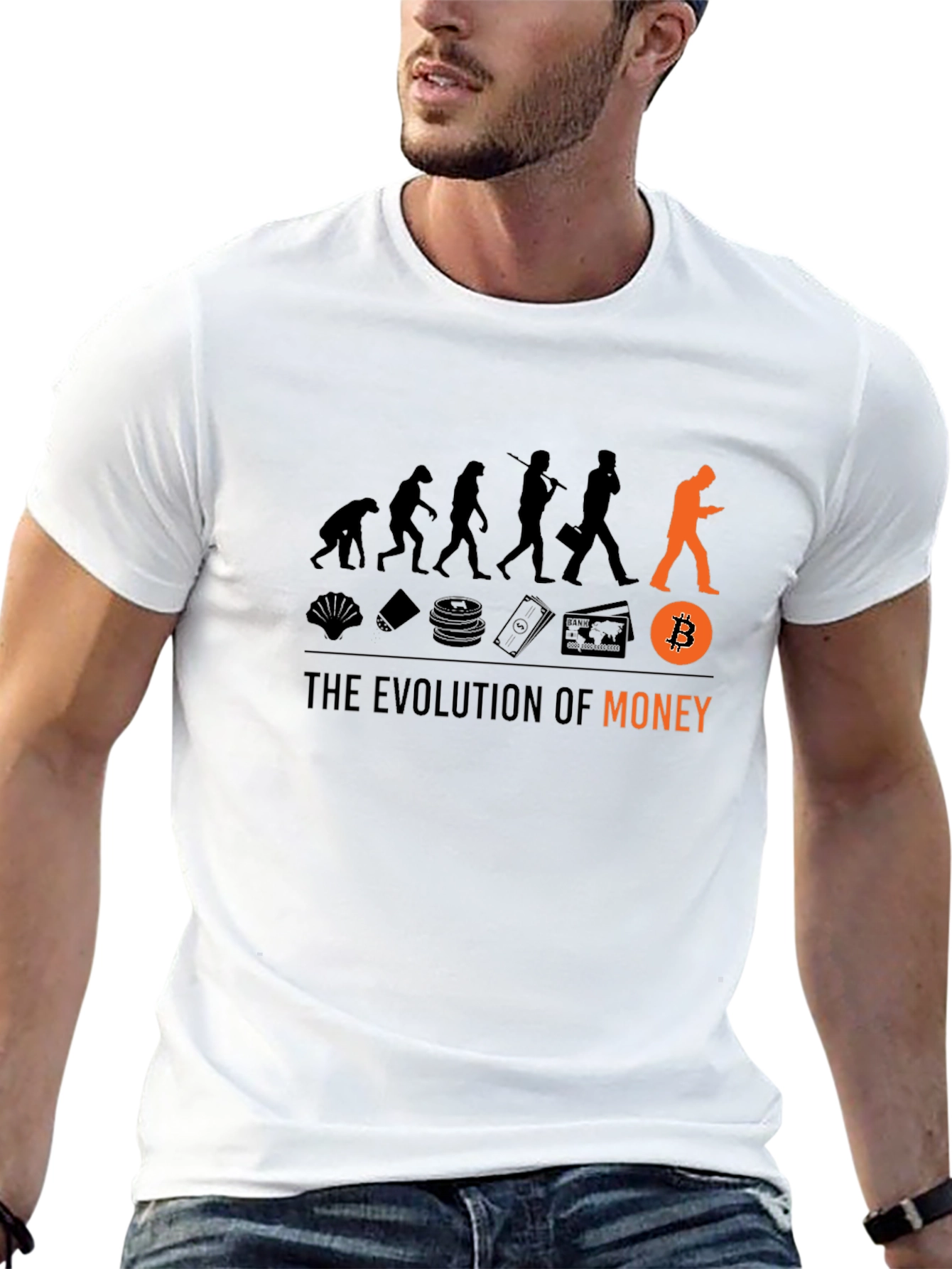 Bitcoin Evolution T-Shirt - Crypto Currency Tee