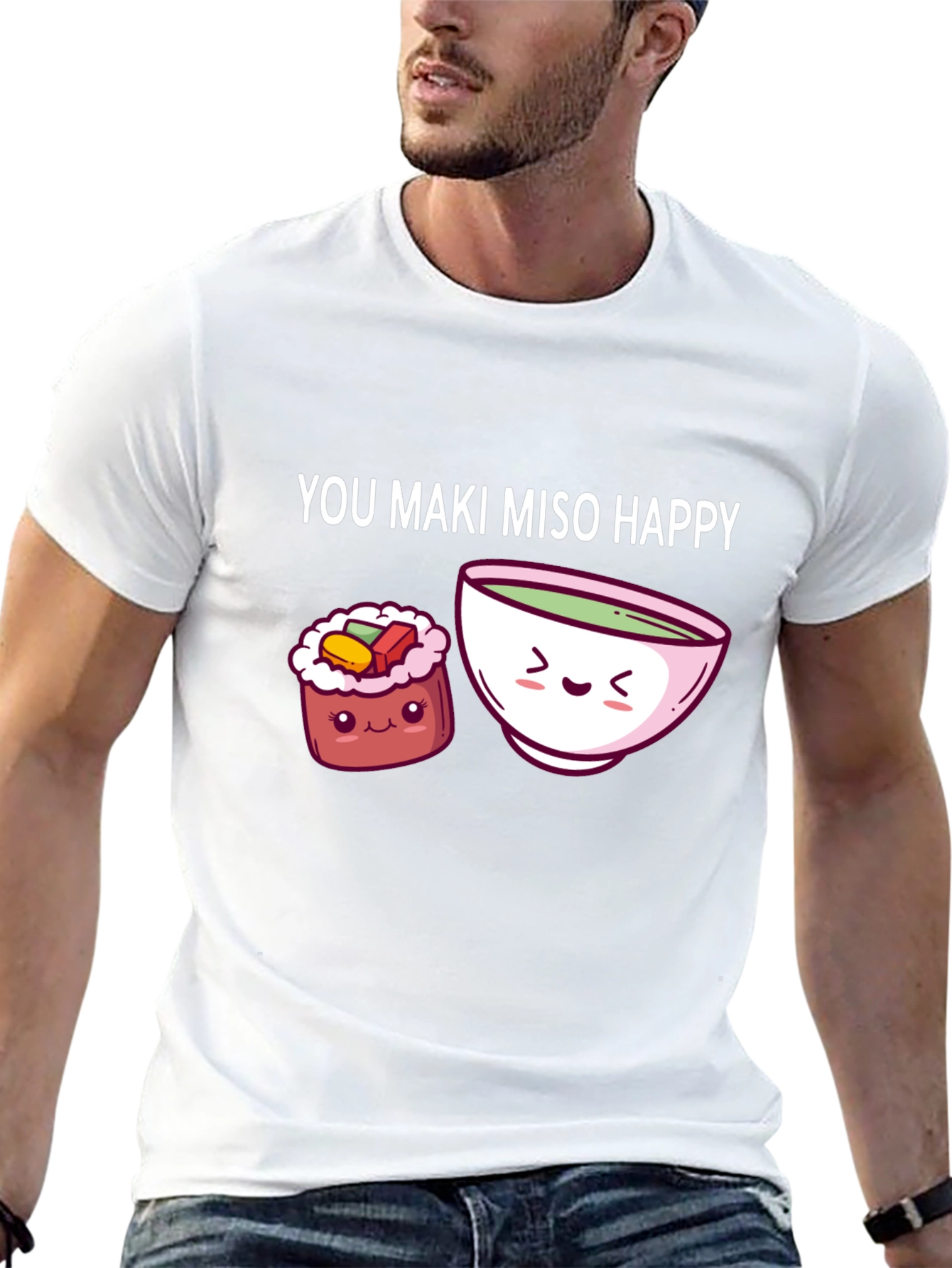 You Maki Miso Happy Graphic T-Shirt