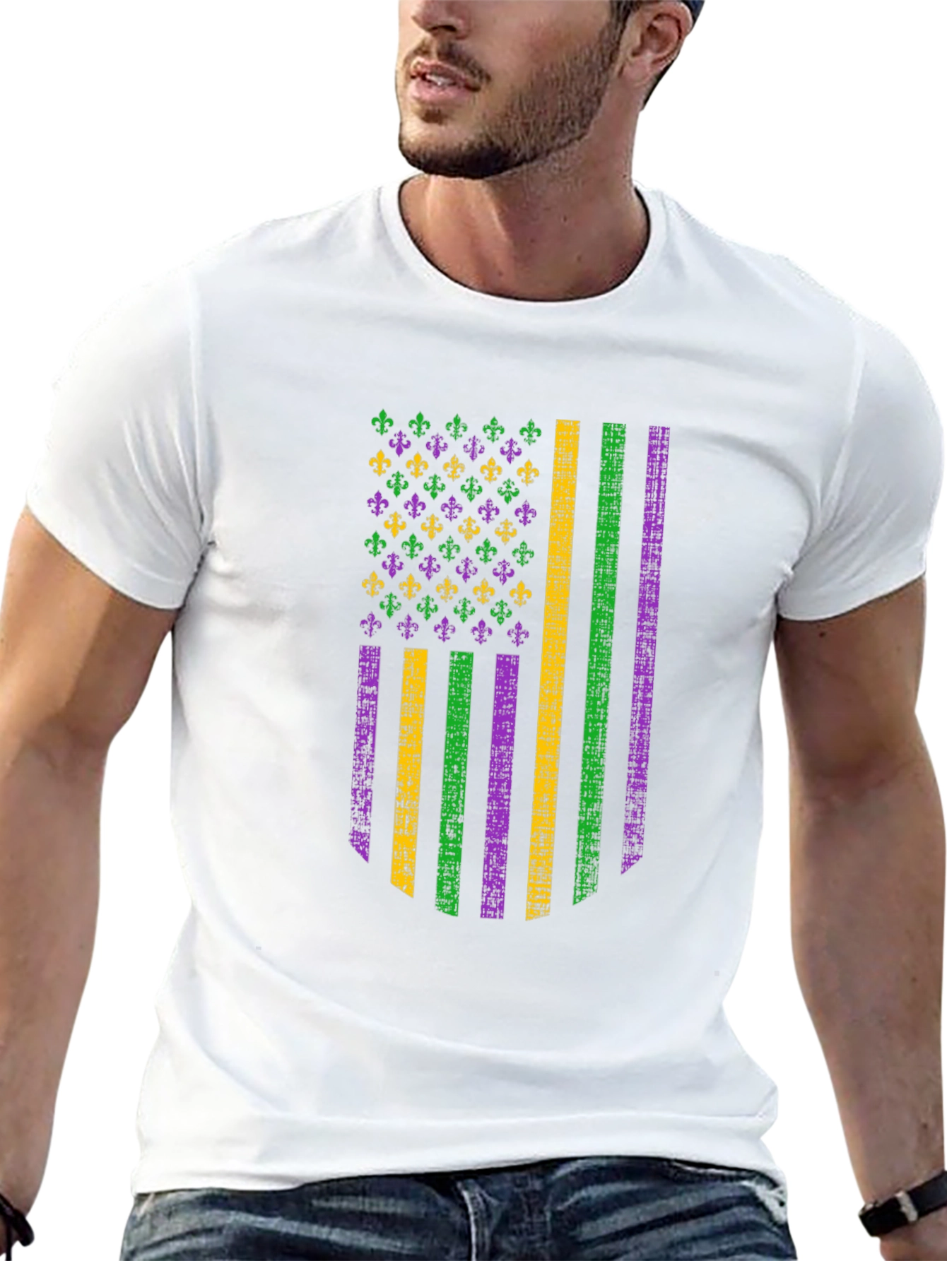 Mardi Gras Flag T-Shirt