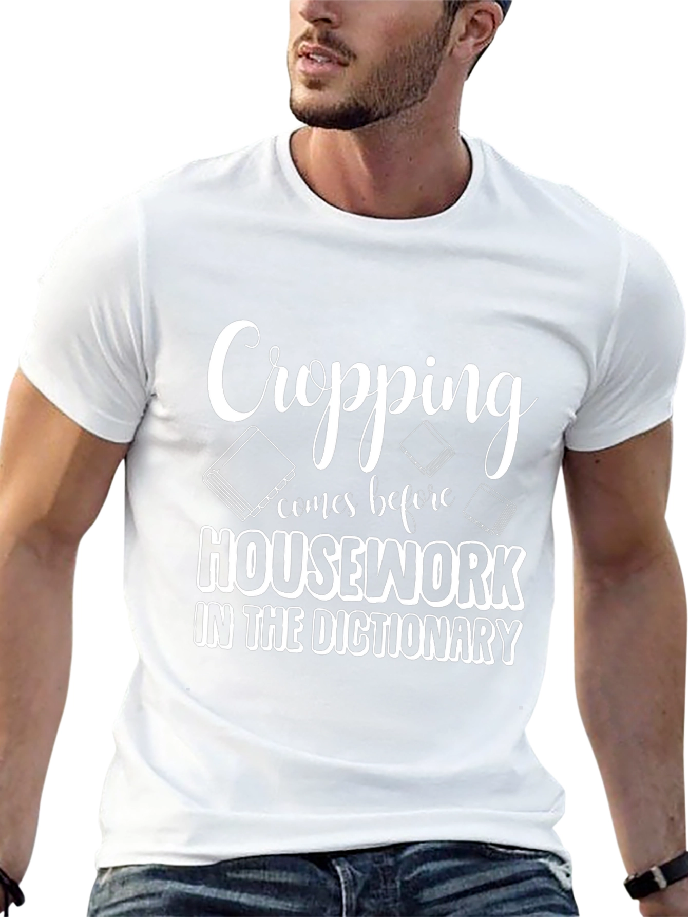 Cropping Before Housework T-Shirt