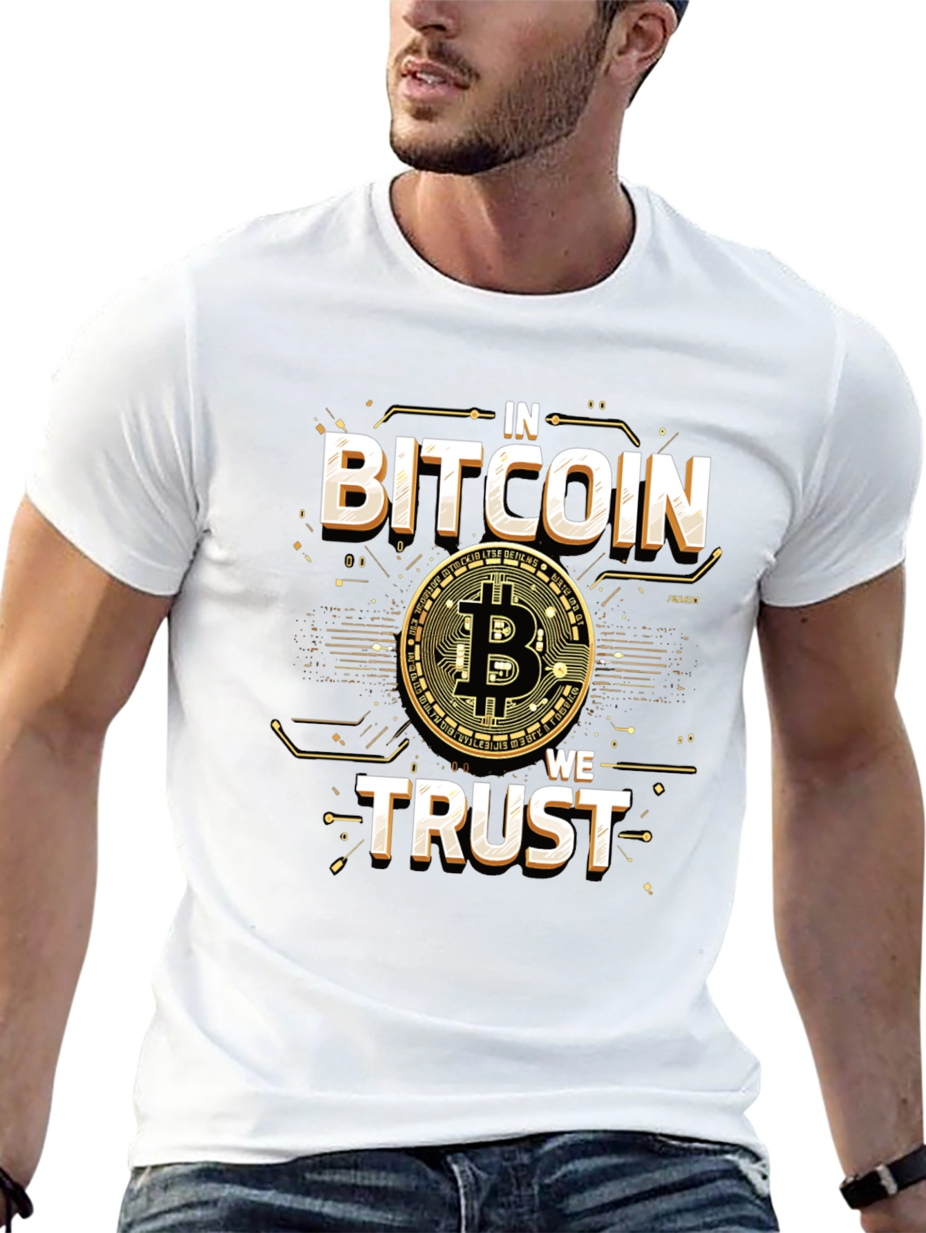 In Bitcoin We Trust T-Shirt Crypto Tee