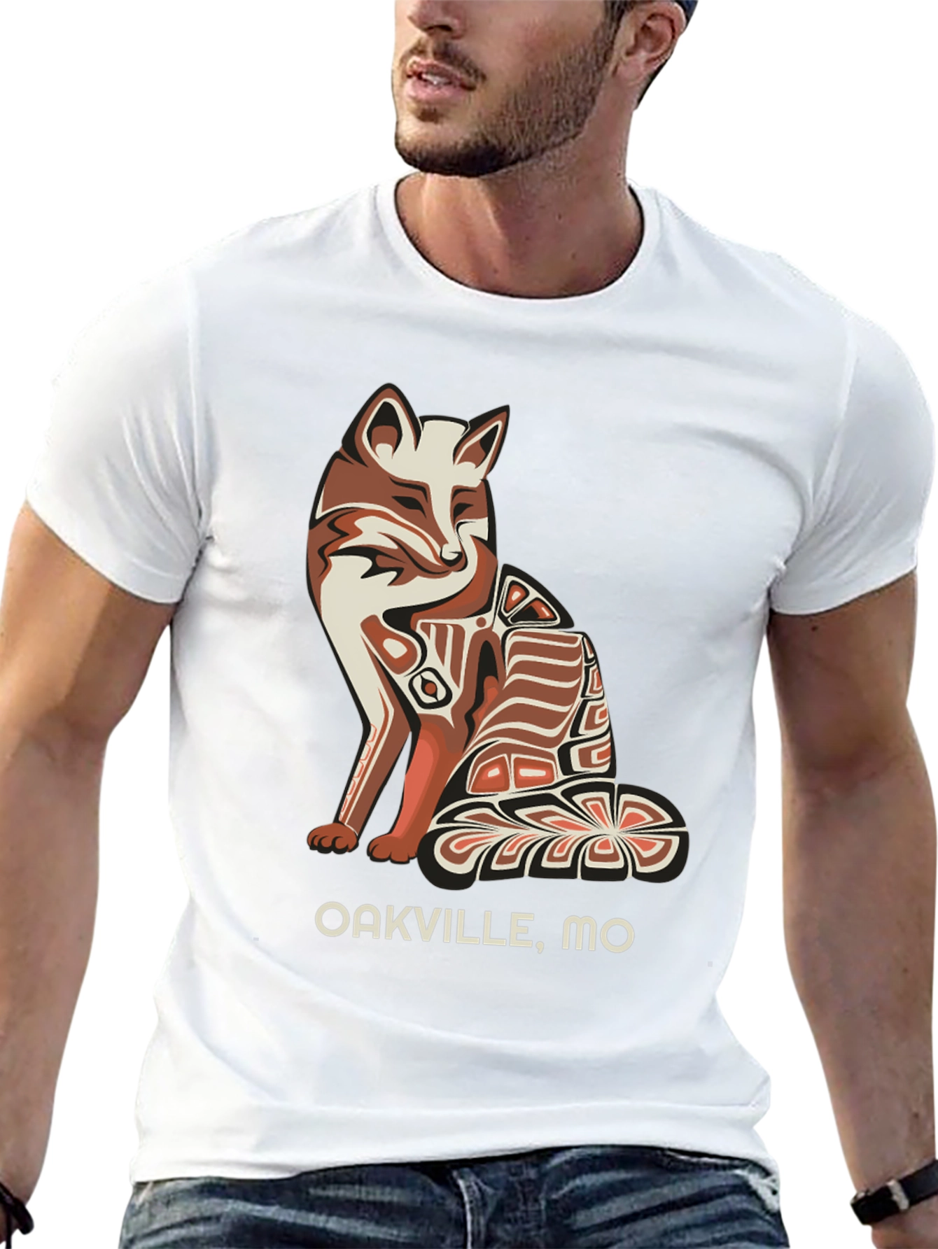 Oakville MO Fox Graphic Tee - Black