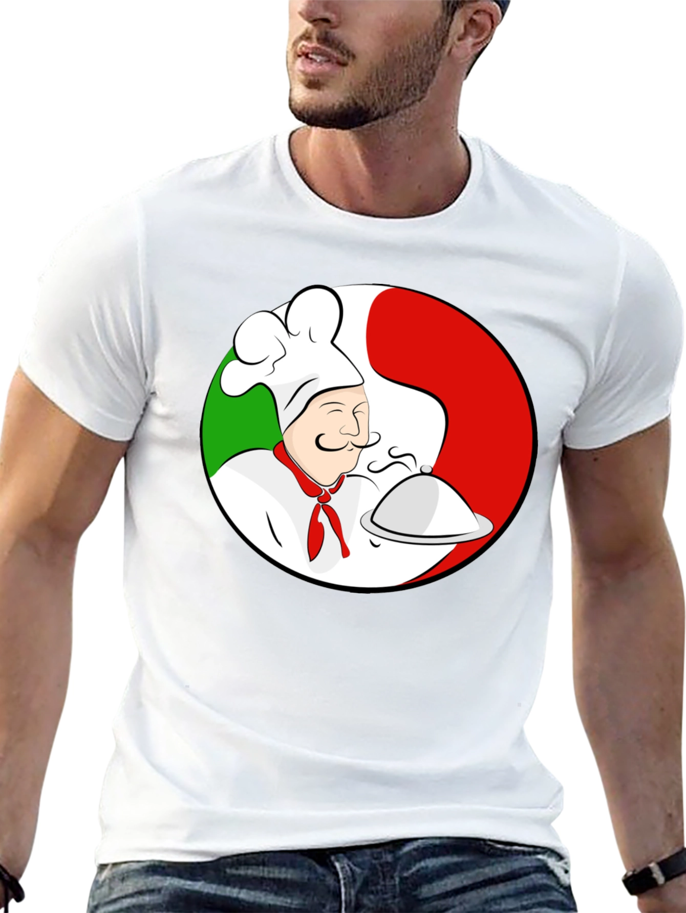 Chef Italian Flag T-Shirt