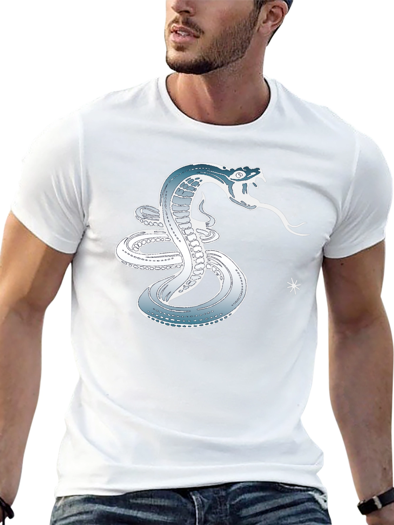 Serpent Strike Tee - Cool Snake Graphic T-Shirt
