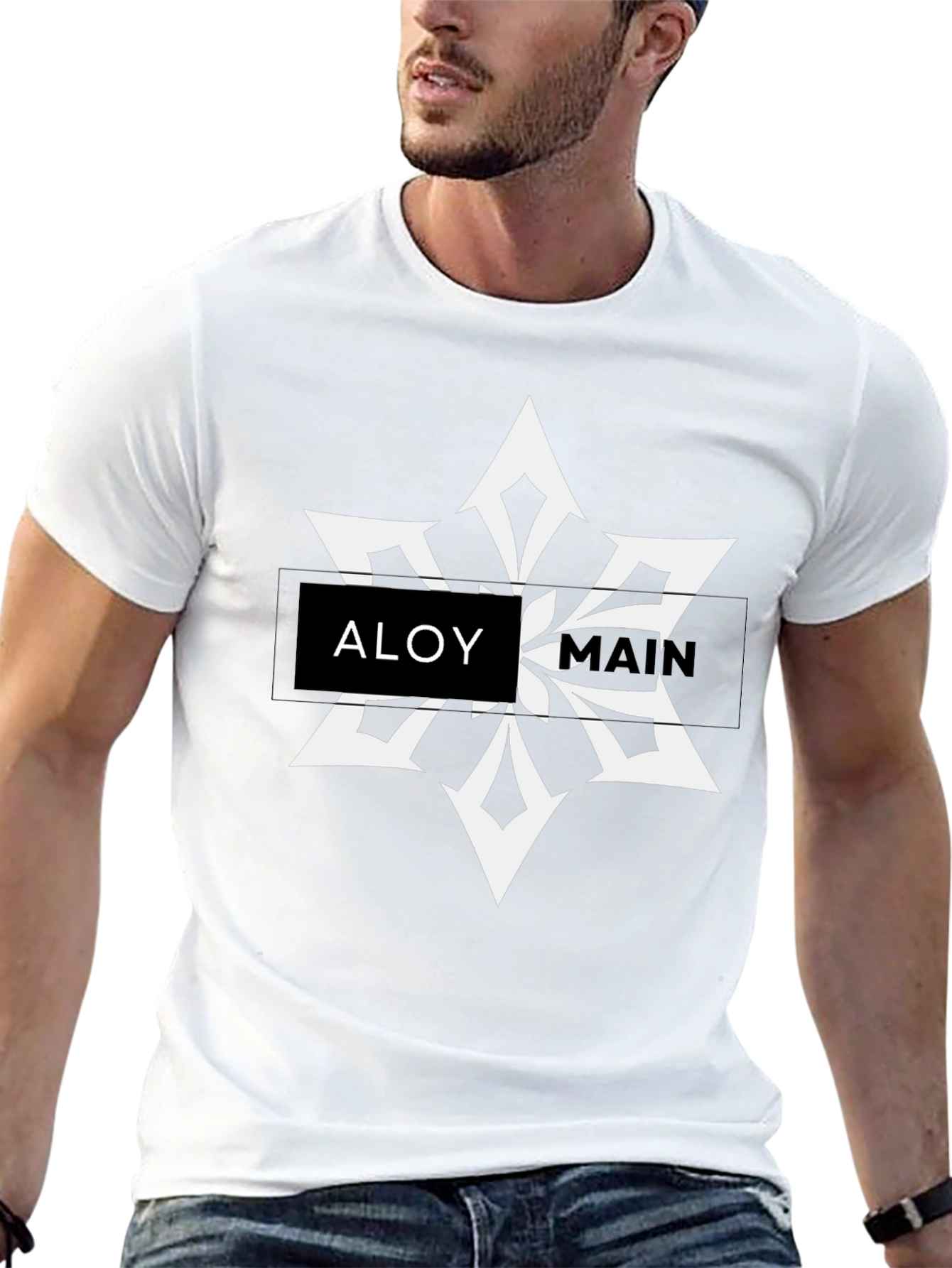 Aloy Main Genshin Impact Black T-Shirt