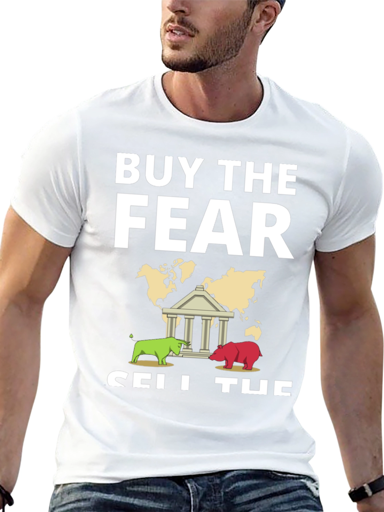 Buy The Fear Sell The News Graphic Tee
