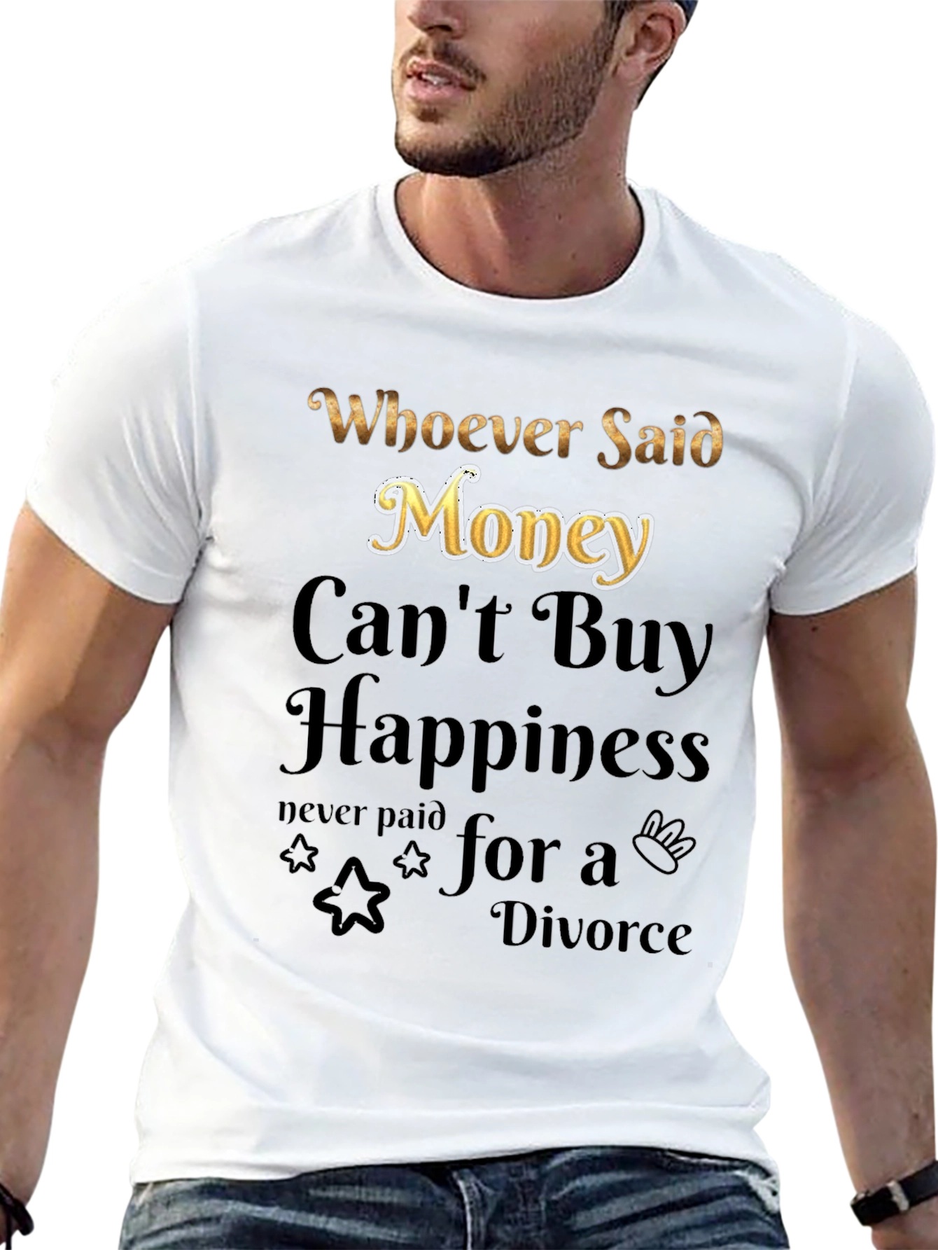 Money Cant Buy Happiness Graphic Tee