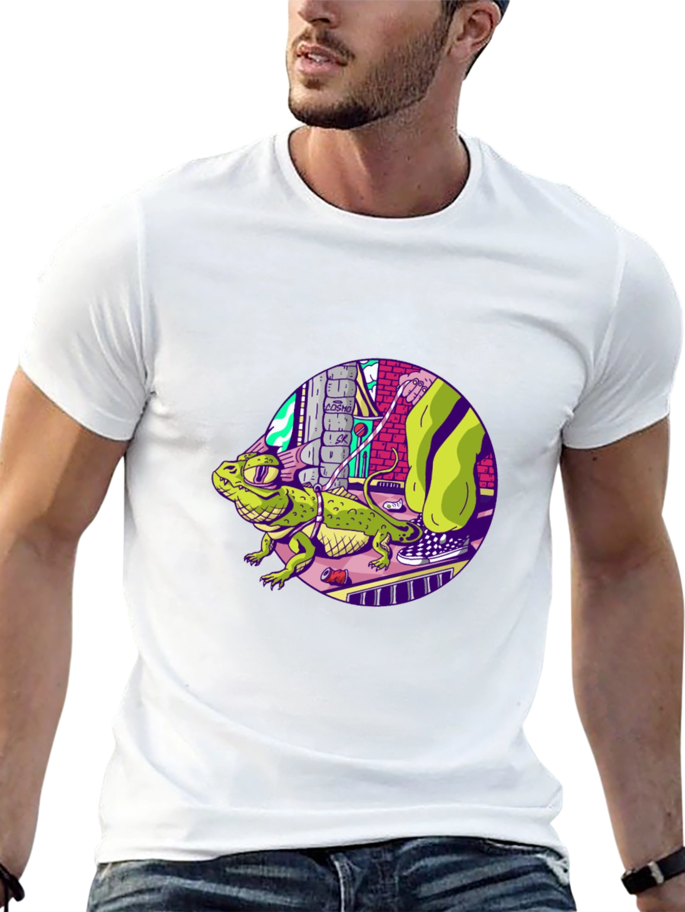 Cool Lizard Graphic Tee