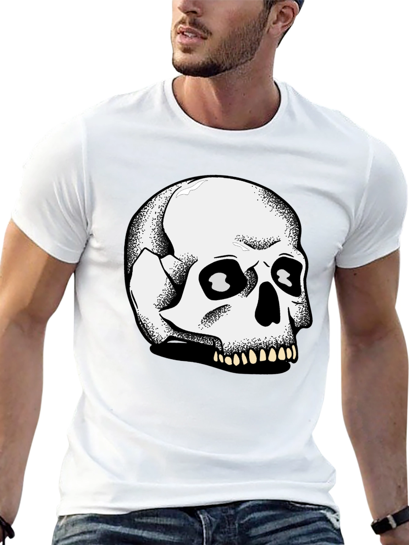Skull Graphic Black T-Shirt