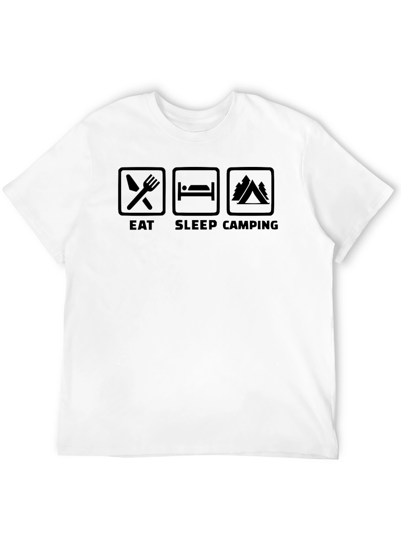 Eat Sleep Camping Graphic Tee