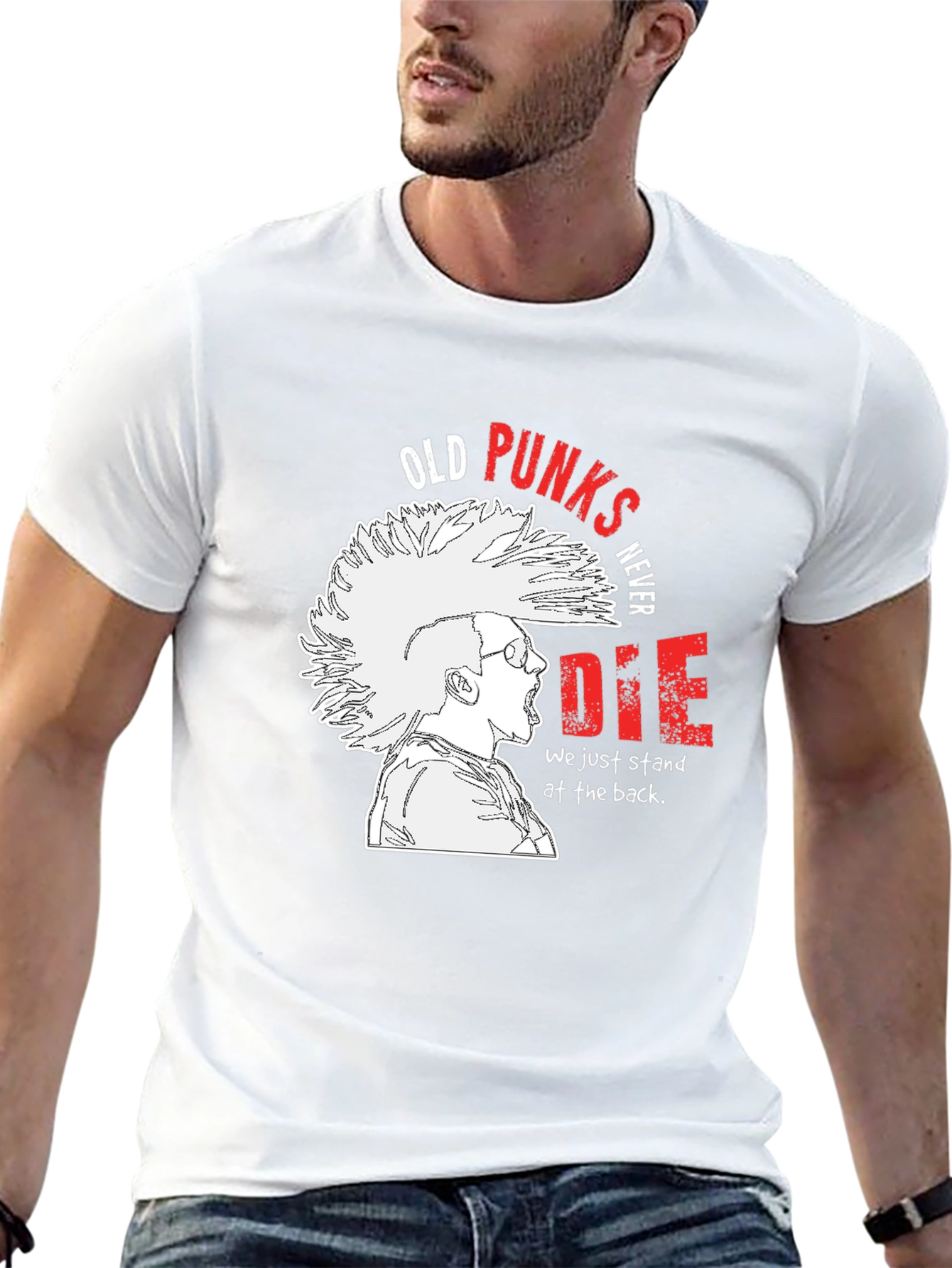 Old Punks Never Die Graphic T-Shirt