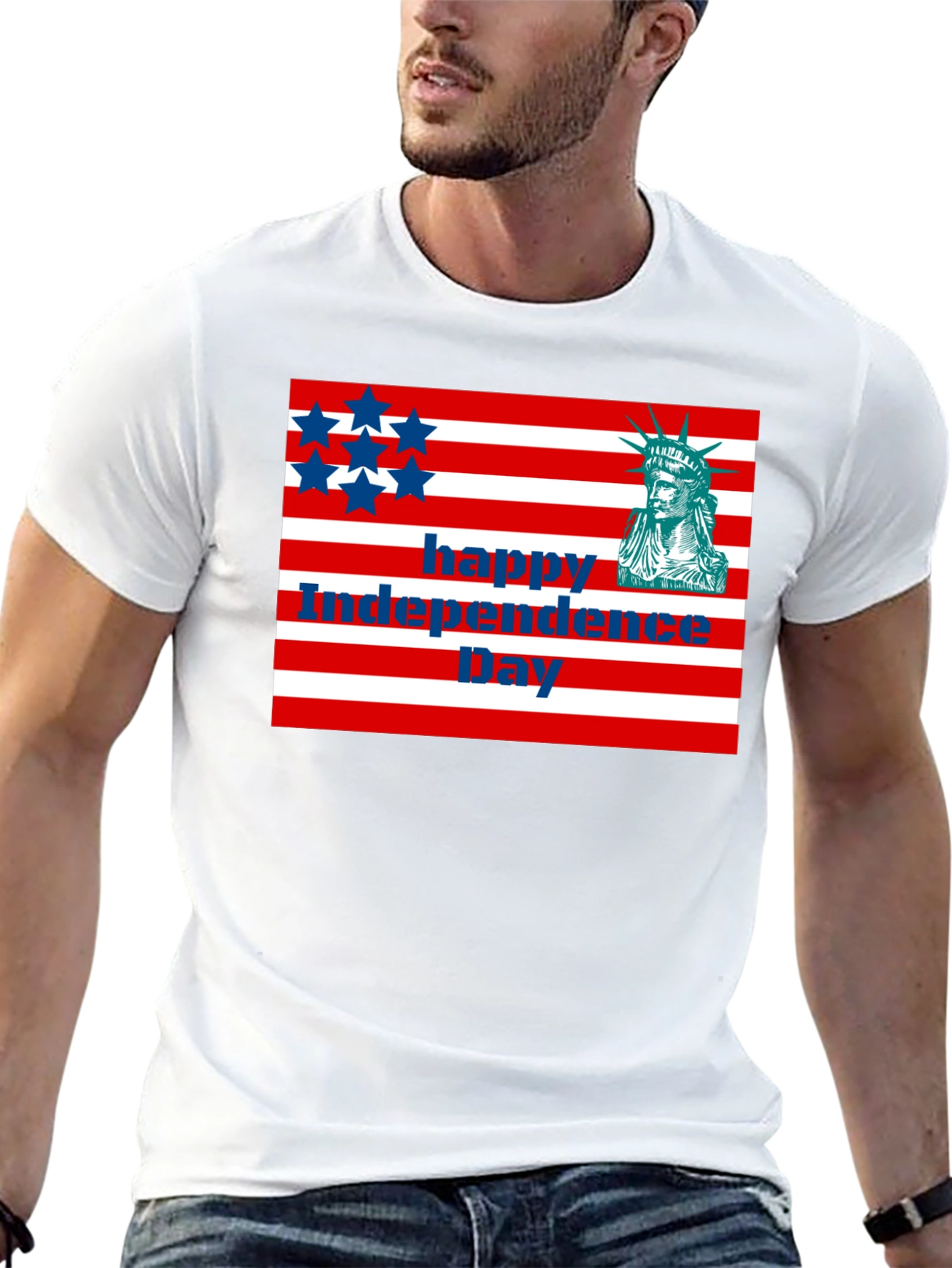 Happy Independence Day Graphic T-Shirt