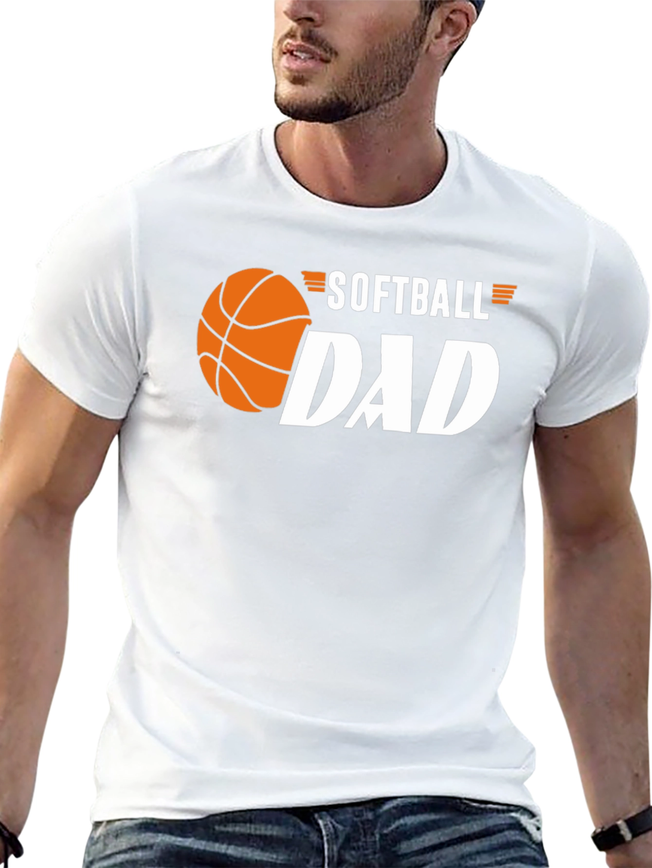 Softball Dad Graphic T-Shirt