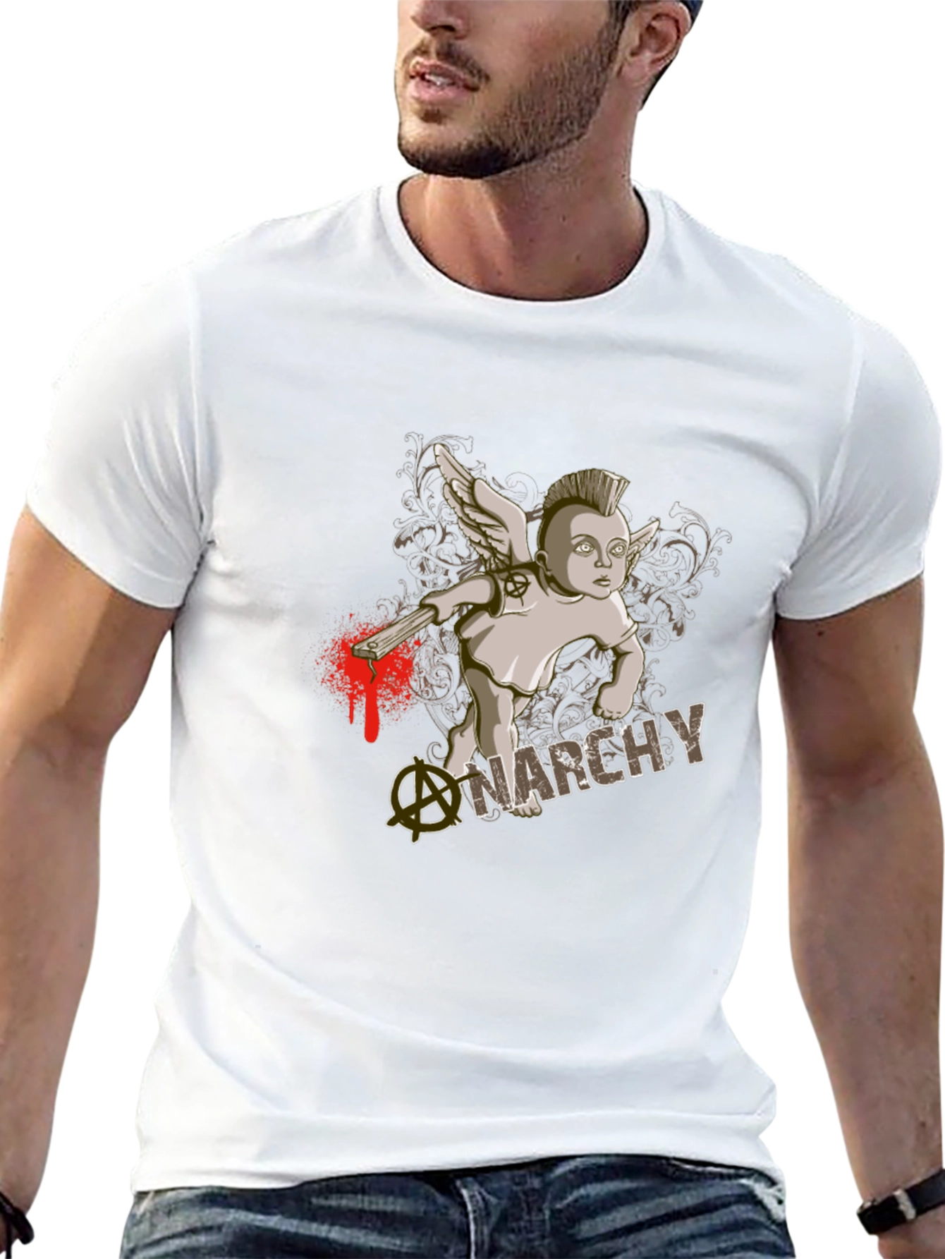 Anarchy Punk Baby Graphic T-Shirt