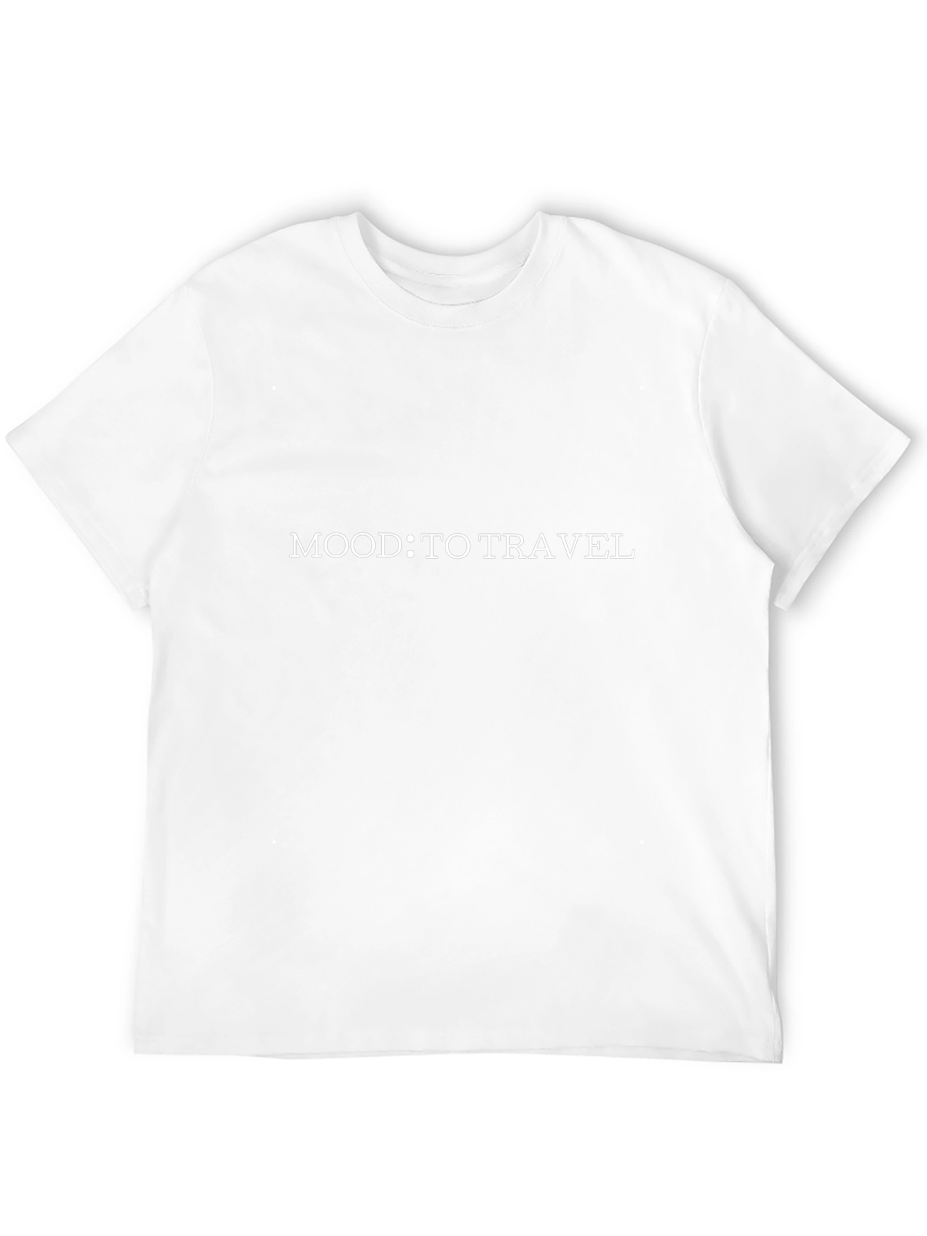 Mood to Travel Black Graphic T-Shirt
