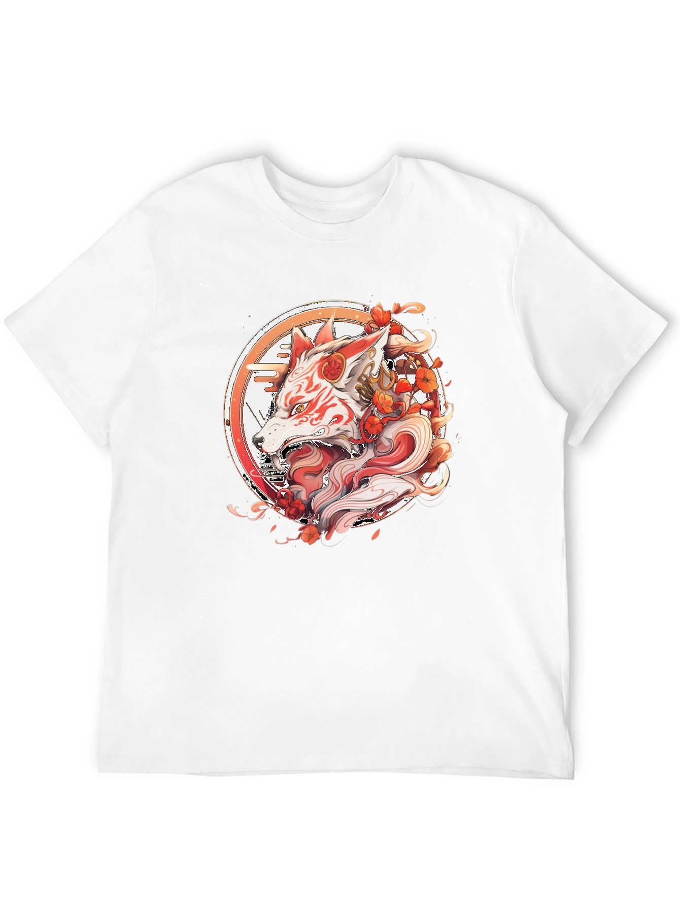 Japanese Fox T-Shirt - Kitsune Graphic Tee