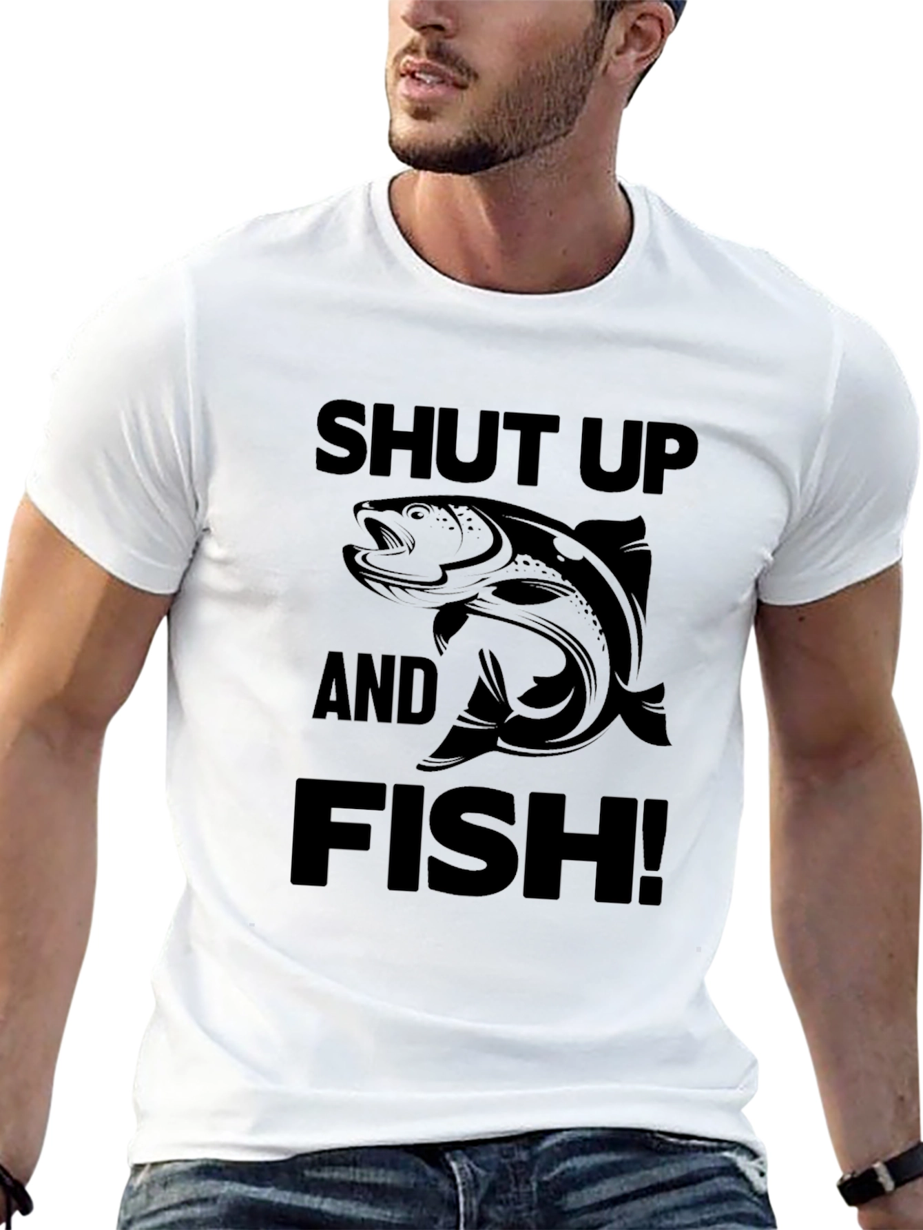 Shut Up and Fish! Graphic T-Shirt