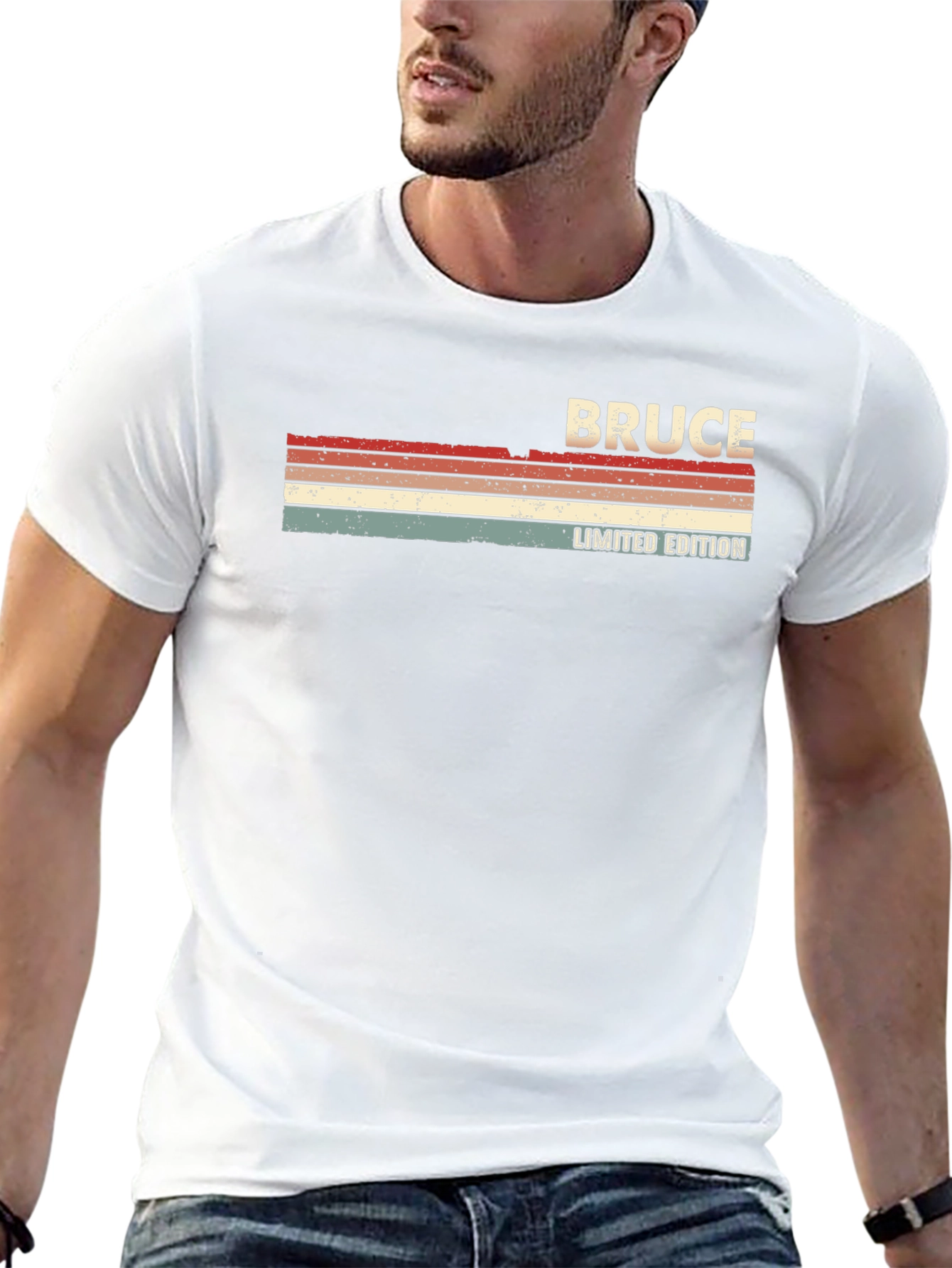 Bruce Limited Edition Retro Style T-Shirt