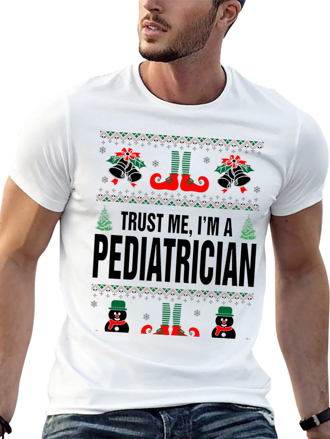 Trust Me Im A Pediatrician Christmas T-Shirt