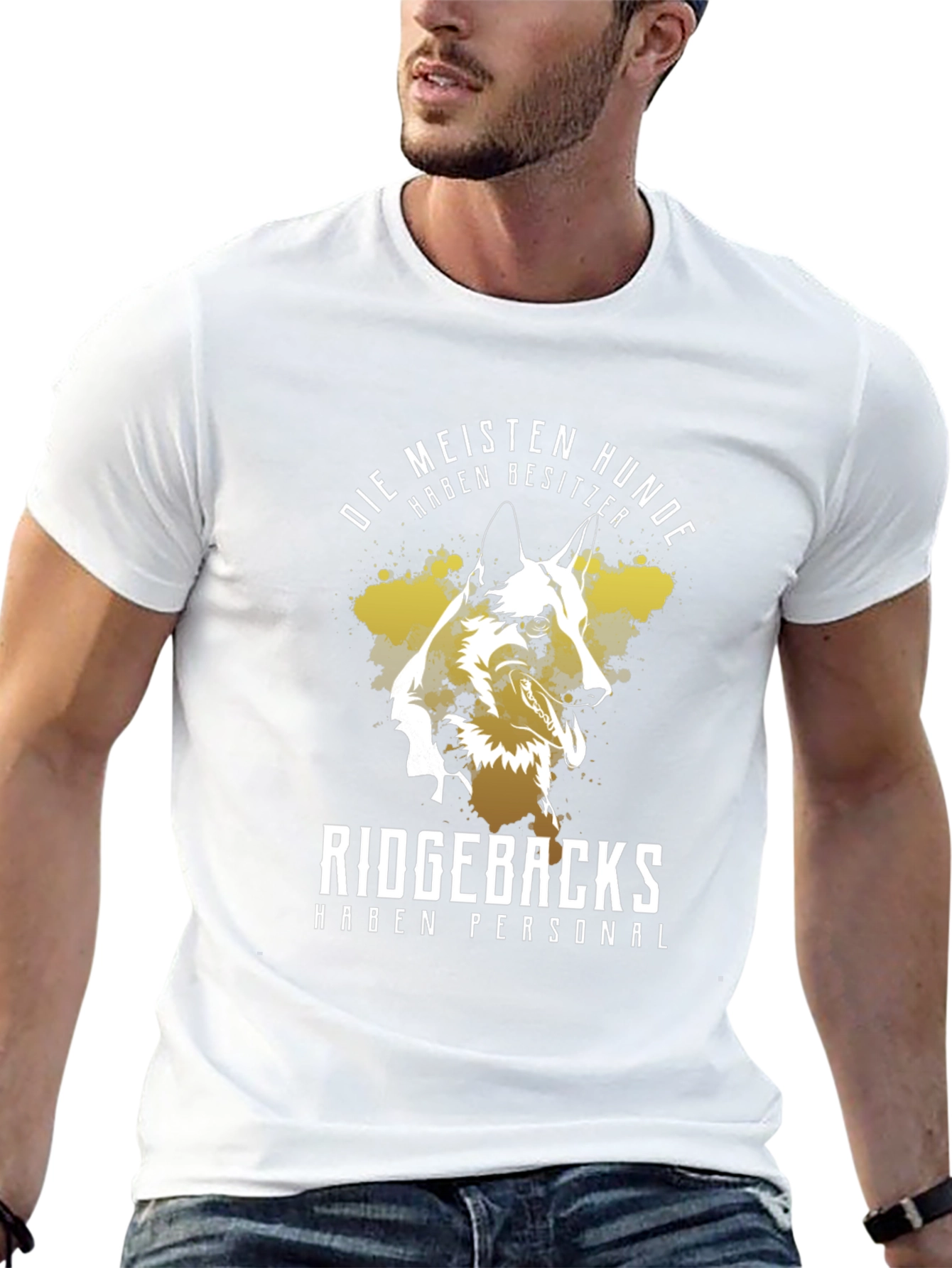 Dog Lover T-Shirt: Ridgebacks Have Staff