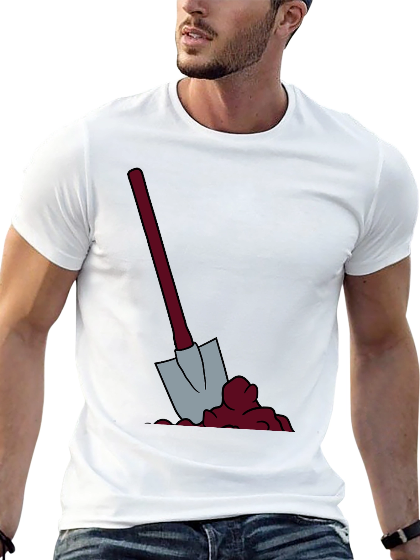 Shovel Graphic Tee - Dig Into Style!