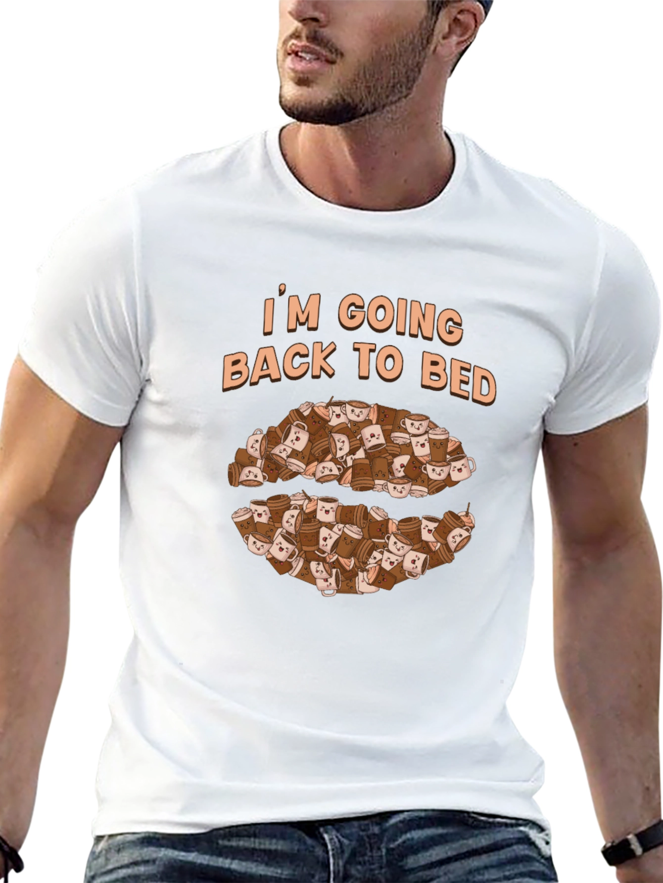 Im Going Back to Bed Coffee Cup T-Shirt