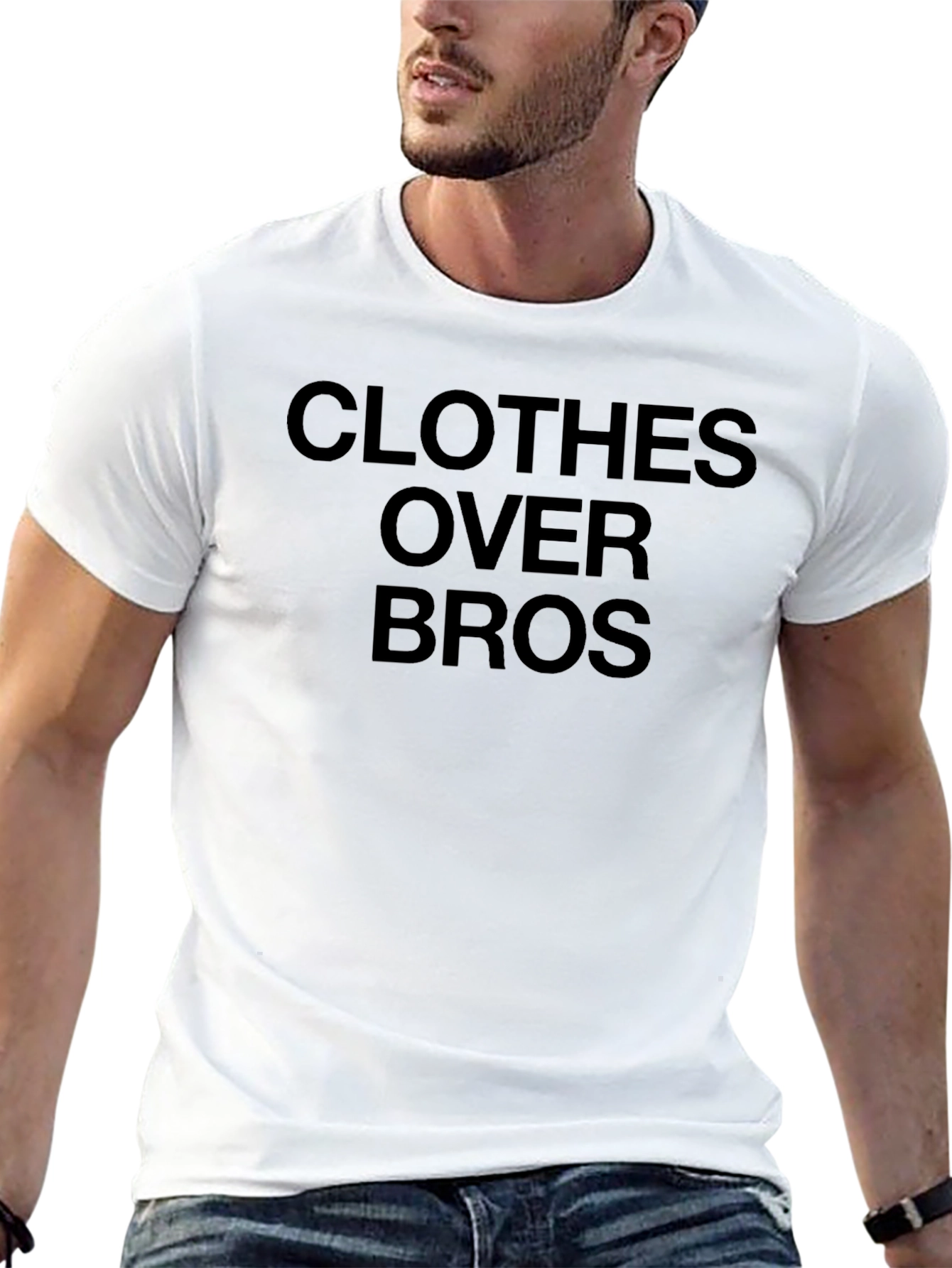 Clothes Over Bros Graphic Tee - Black Cotton