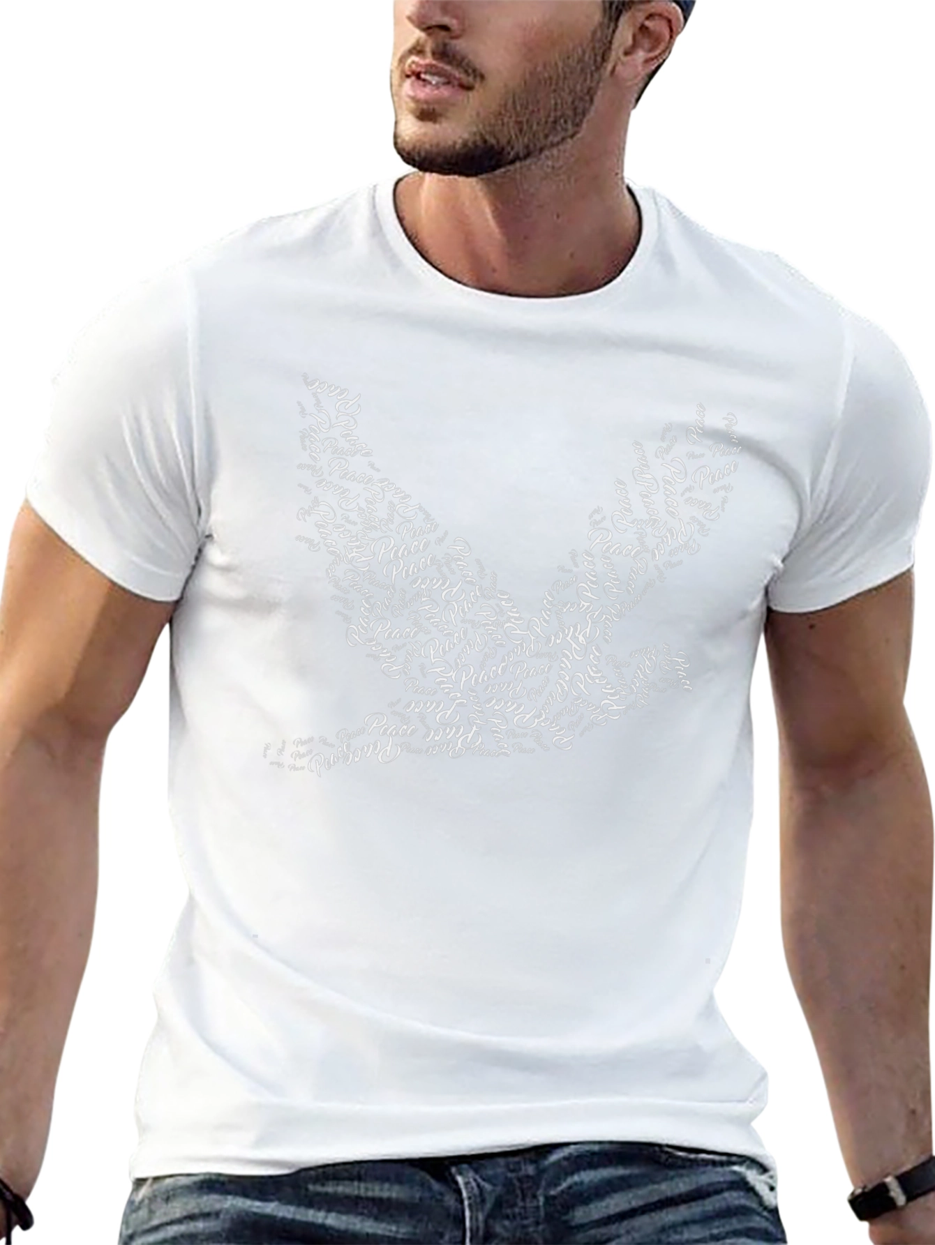 Peace Dove Graphic Tee - Black T-Shirt